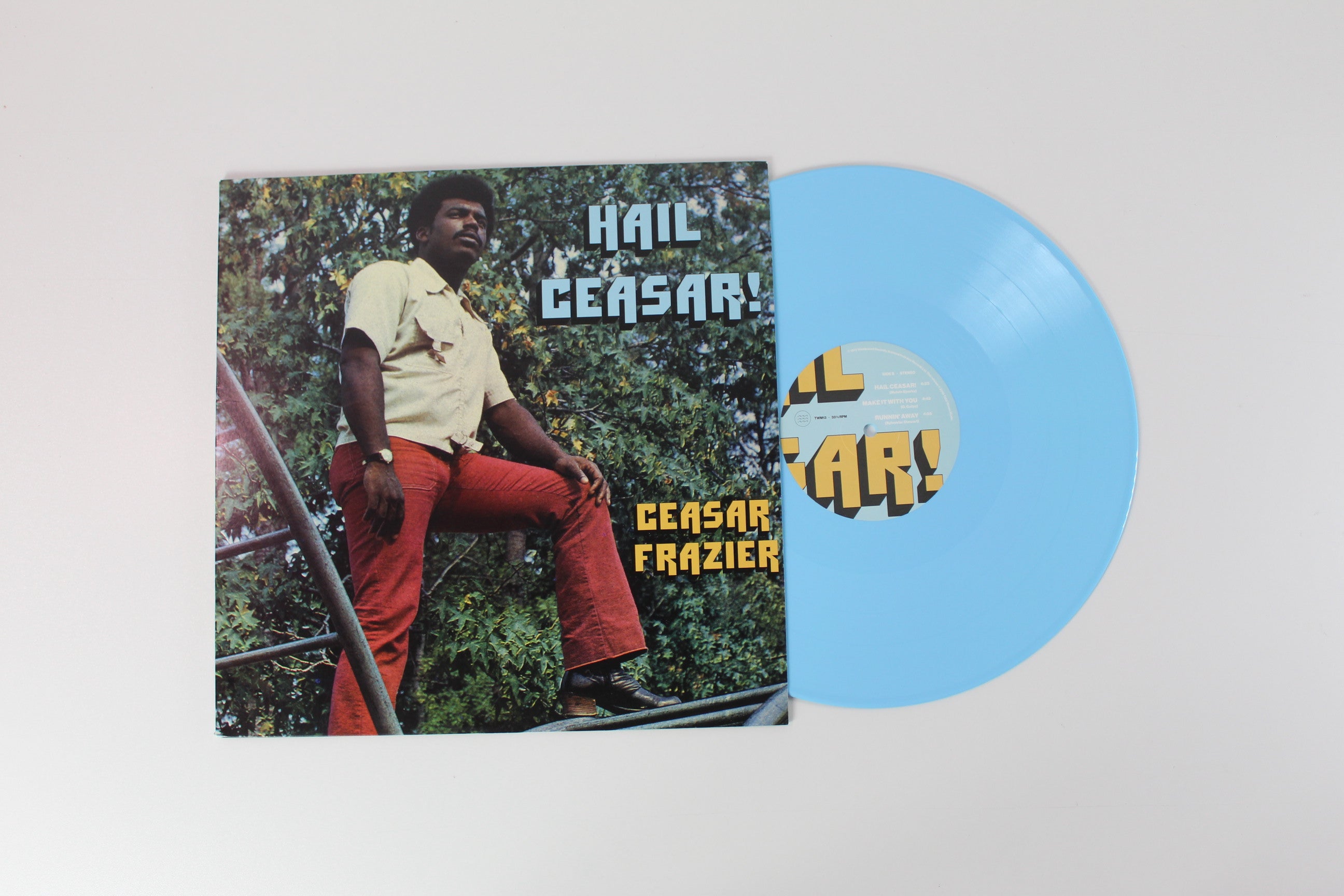 Caesar Frazier - Hail Ceasar! on Tidal Waves Ltd Sky Blue Vinyl Reissue