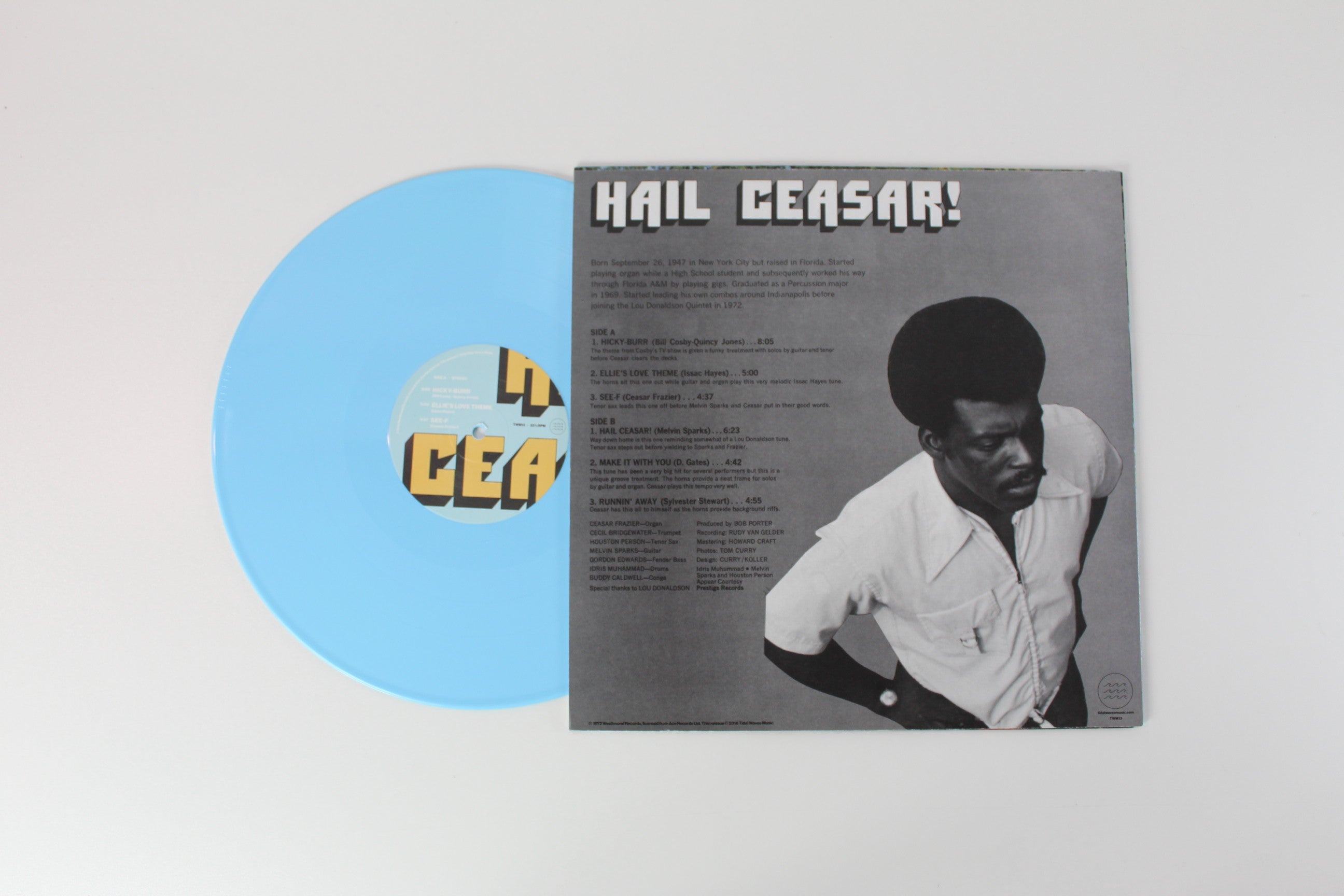 Caesar Frazier - Hail Ceasar! on Tidal Waves Ltd Sky Blue Vinyl Reissue