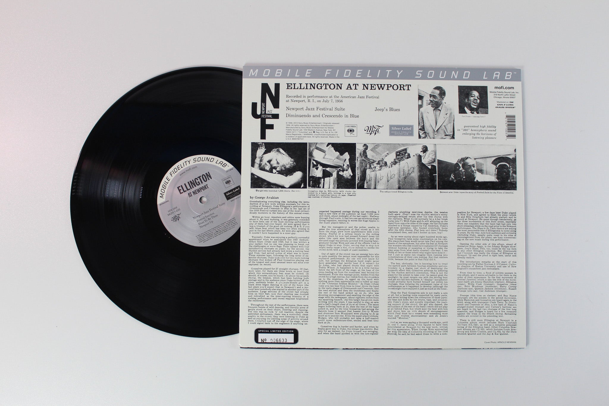 Duke Ellington And His Orchestra - Ellington At Newport on Mobile Fidelity Sound Lab Ltd Numbered Reissue