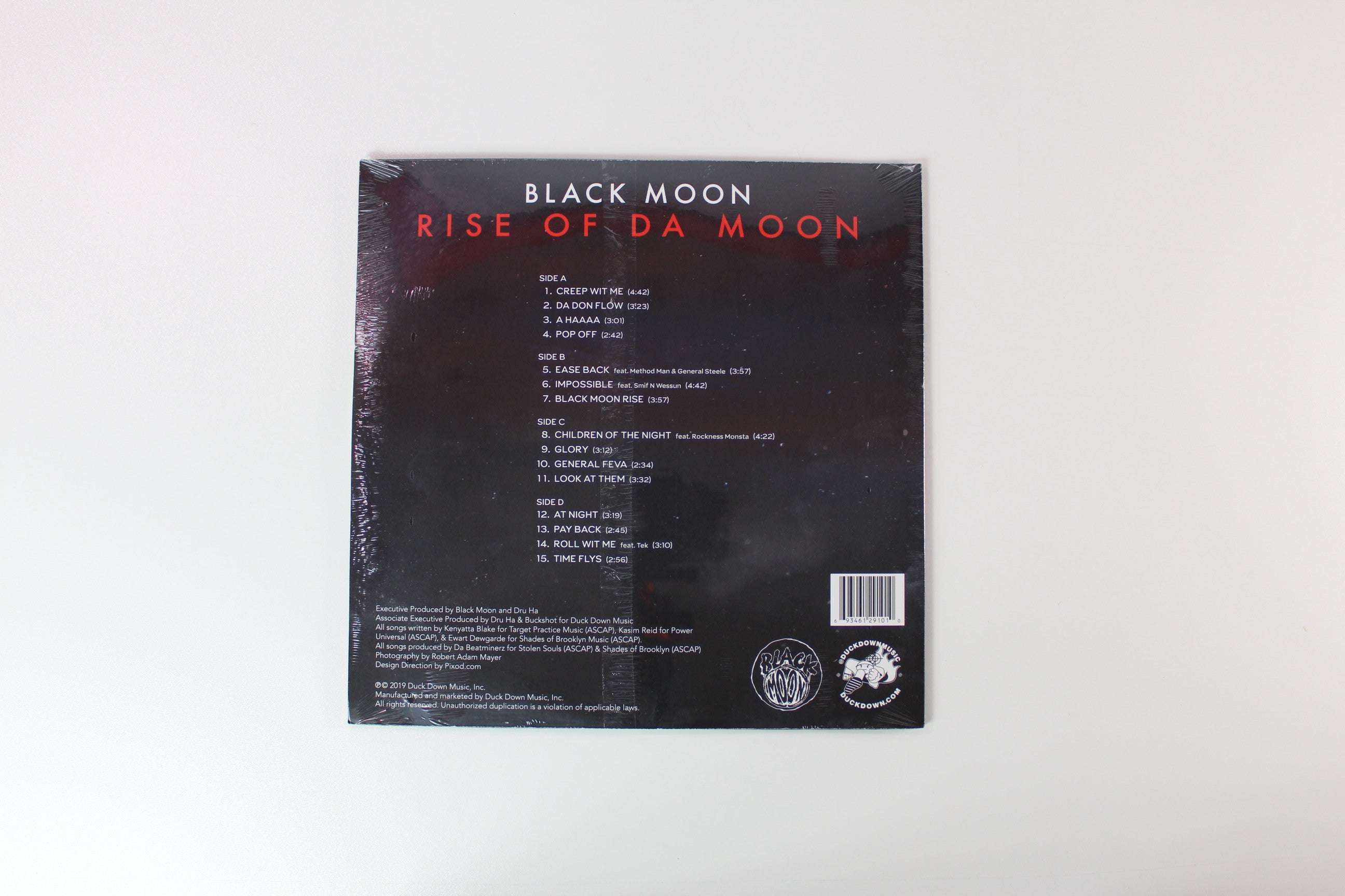 Black Moon - Rise Of Da Moon on Duck Down Music Inc. - Sealed Red Vinyl