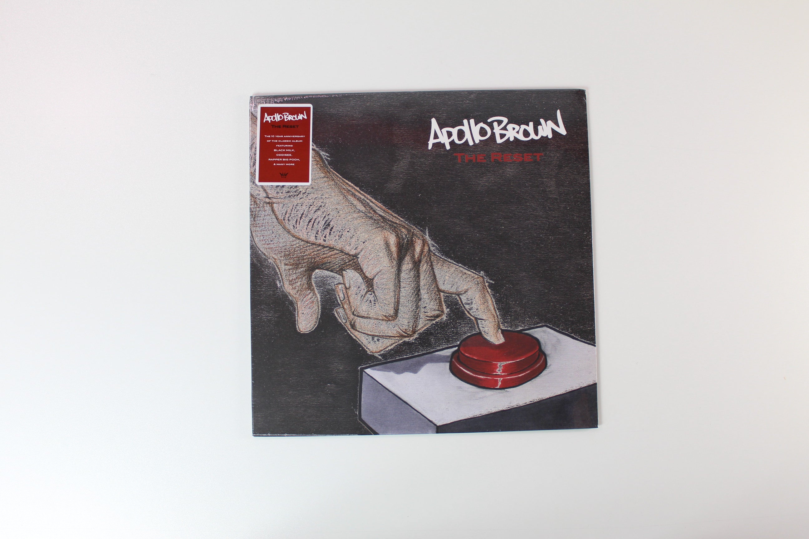 Apollo Brown - The Reset on Mello Music Group - Sealed Red/Black Split Vinyl