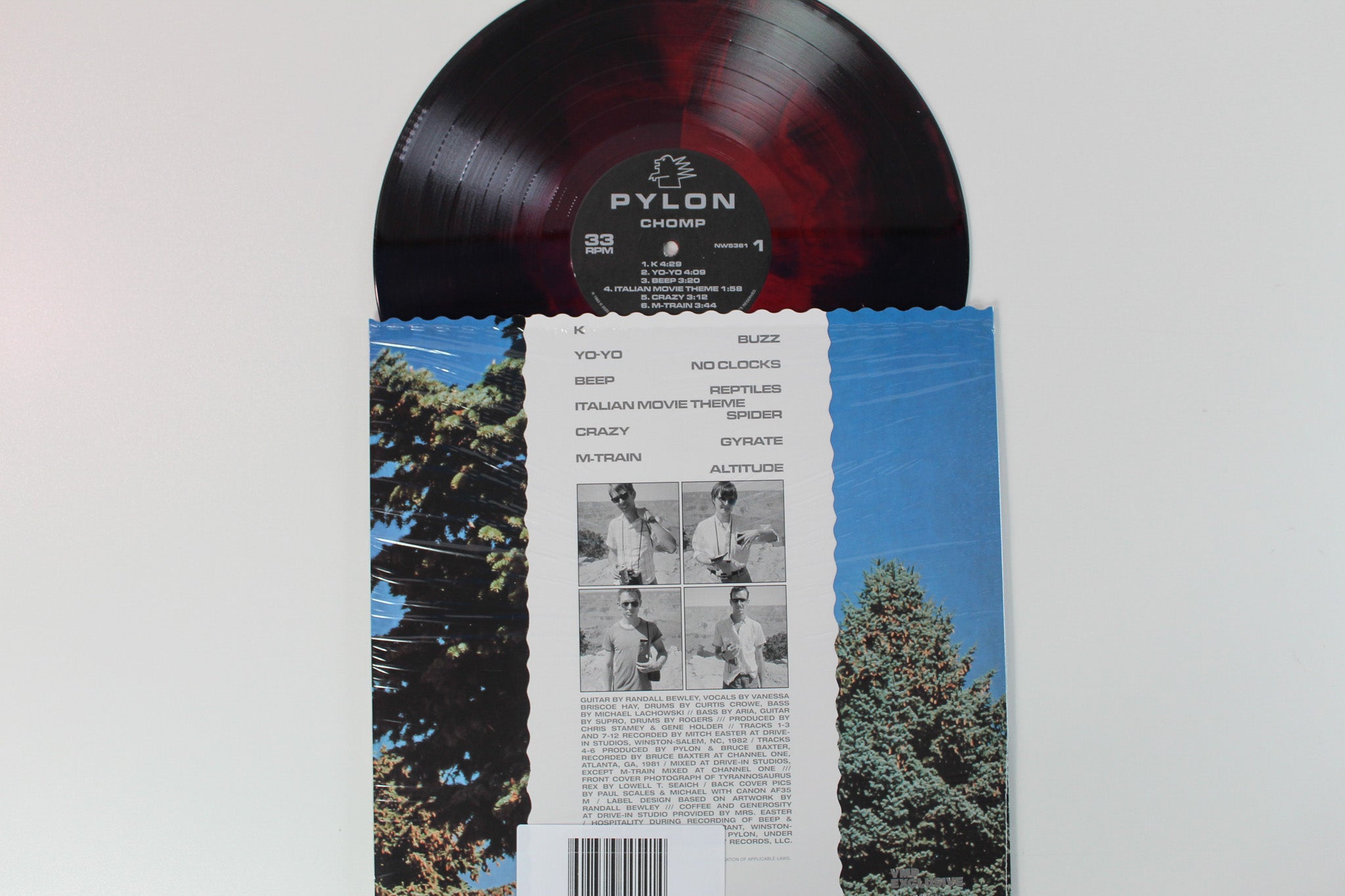 Pylon - Chomp on New West Vinyl Me Please Ltd Numbered Red Reptile Vinyl Reissue