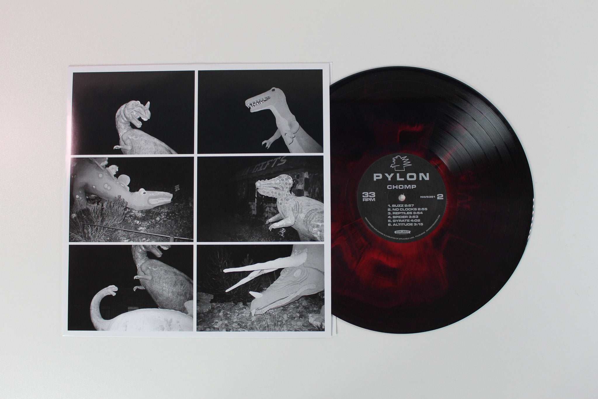 Pylon - Chomp on New West Vinyl Me Please Ltd Numbered Red Reptile Vinyl Reissue