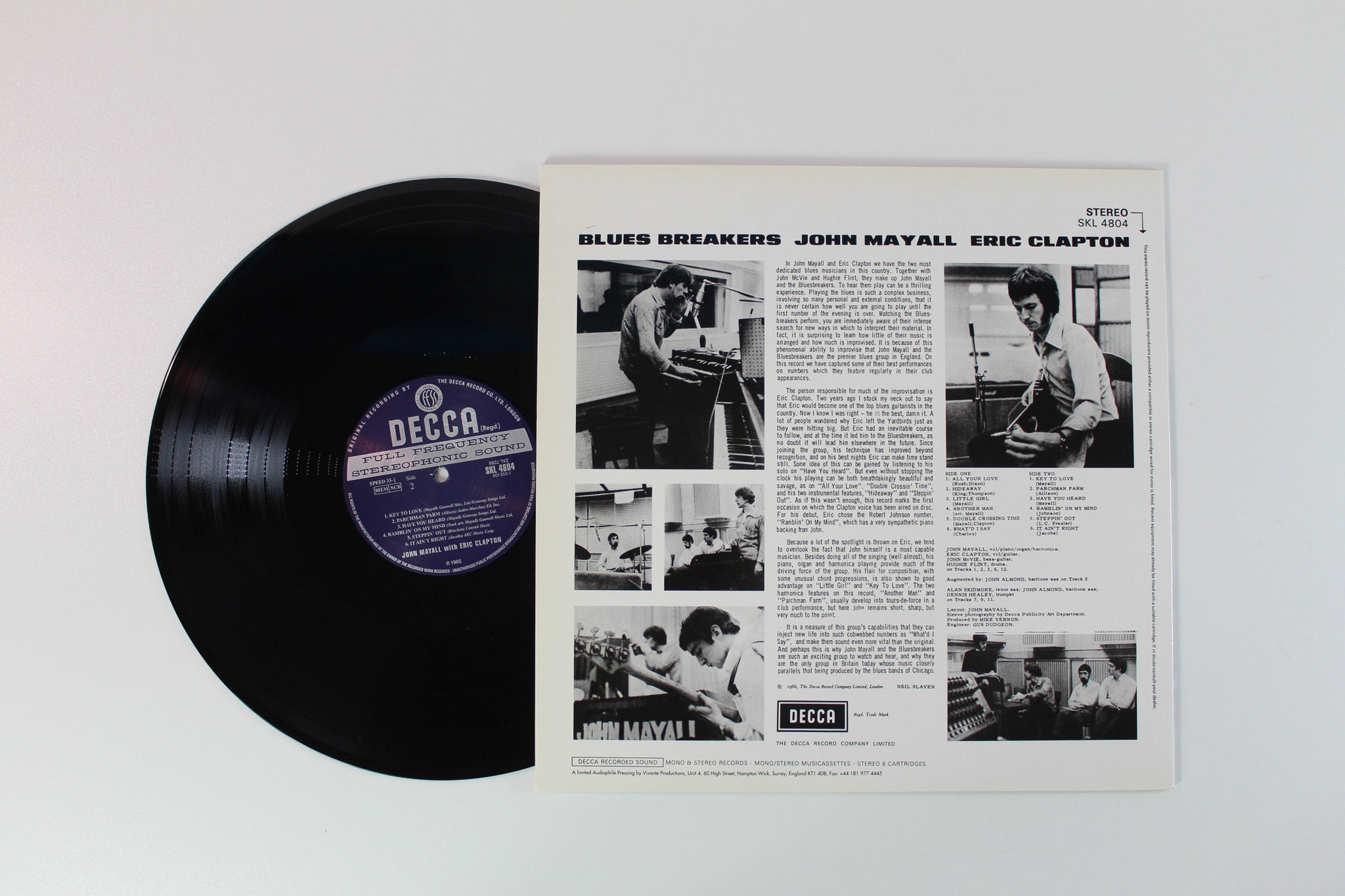 John Mayall - Blues Breakers on Decca Vivante Productions Ltd Reissue