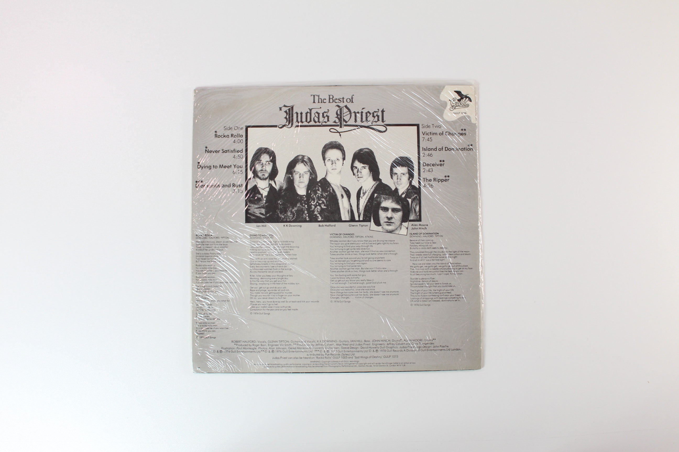 Judas Priest - The Best Of on Gull - UK pressing sealed