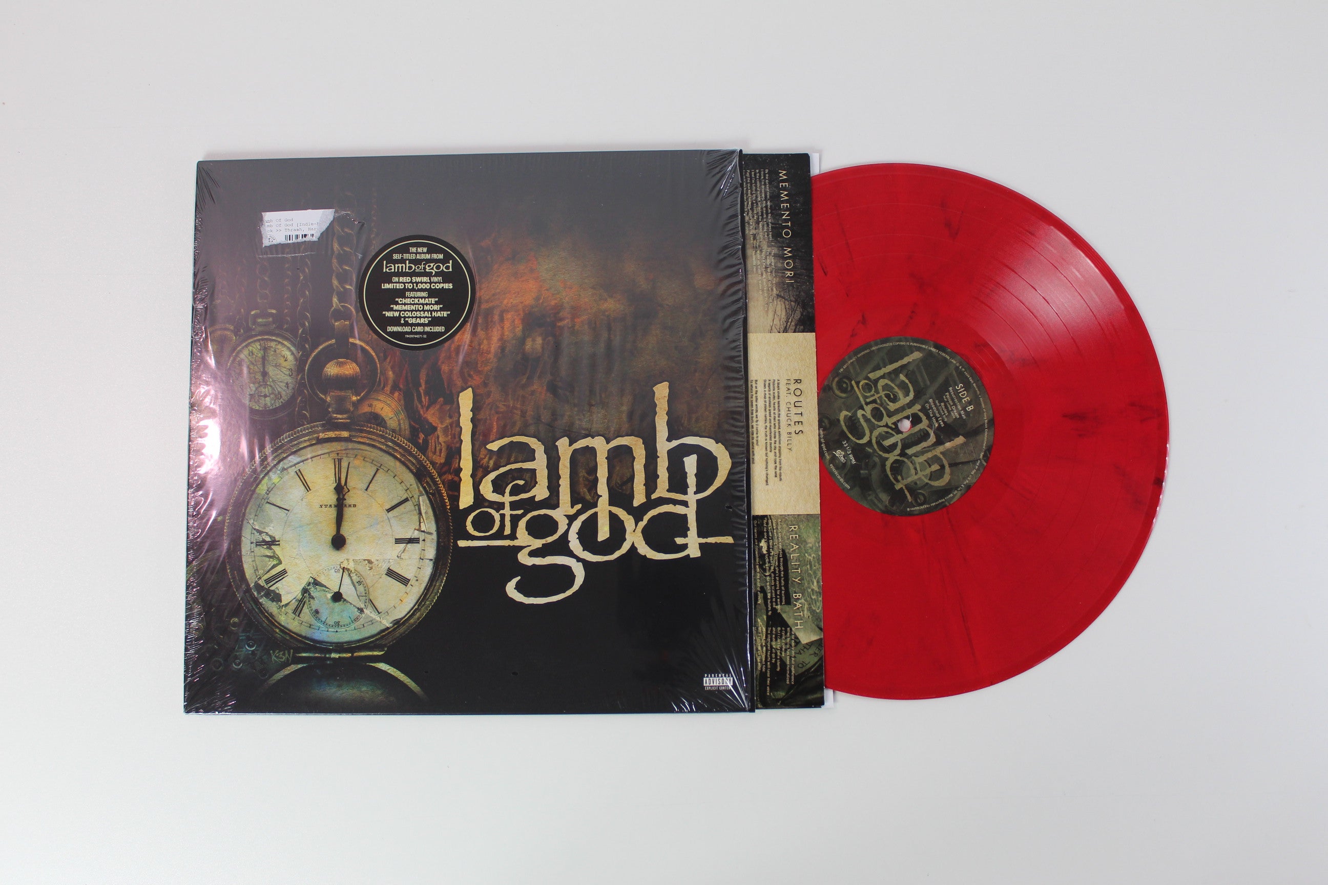 Lamb Of God - Lamb Of God on Epic Ltd Red Swirl Vinyl