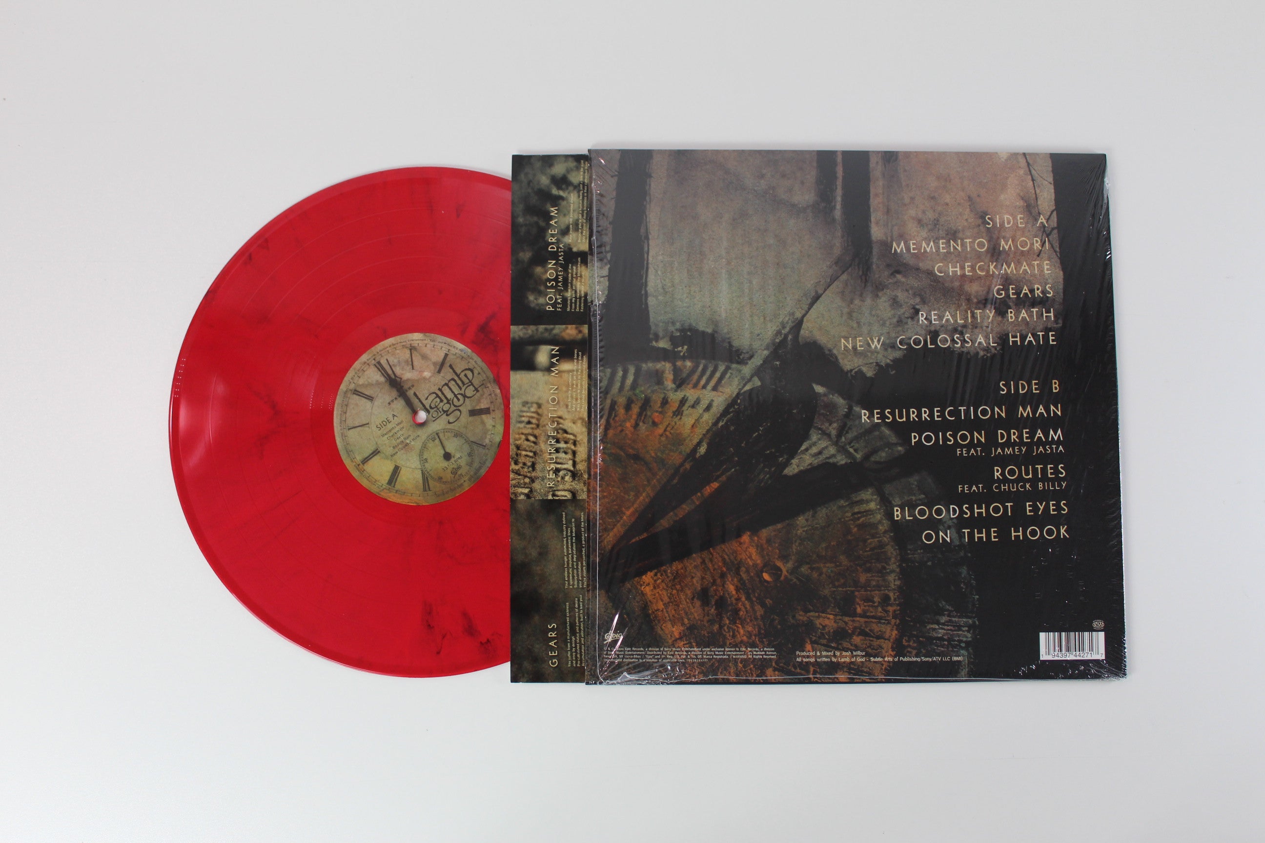 Lamb Of God - Lamb Of God on Epic Ltd Red Swirl Vinyl
