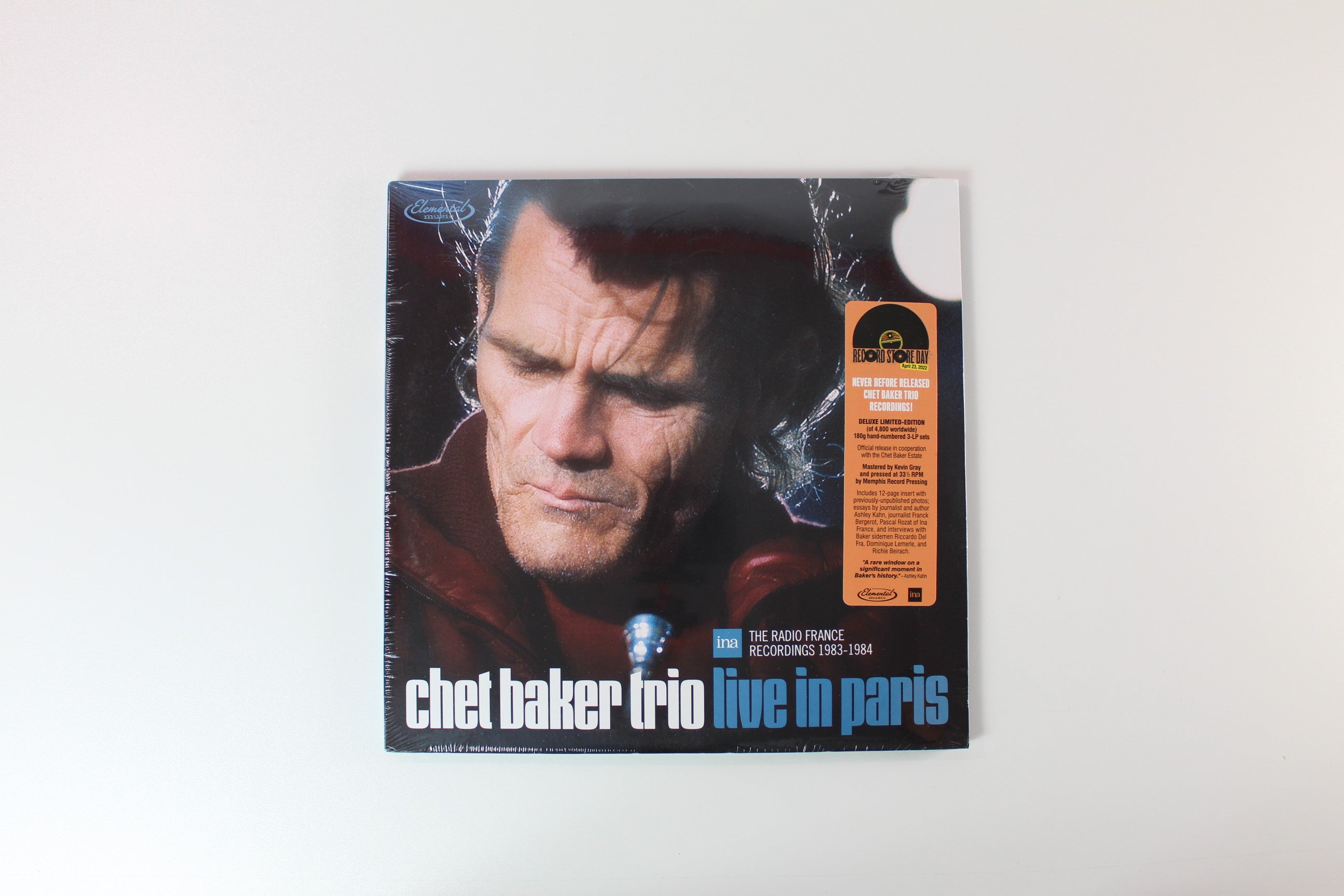 Chet Baker Trio - Live In Paris: The Radio France Recordings 1983-1984 on Elemental Music - Sealed