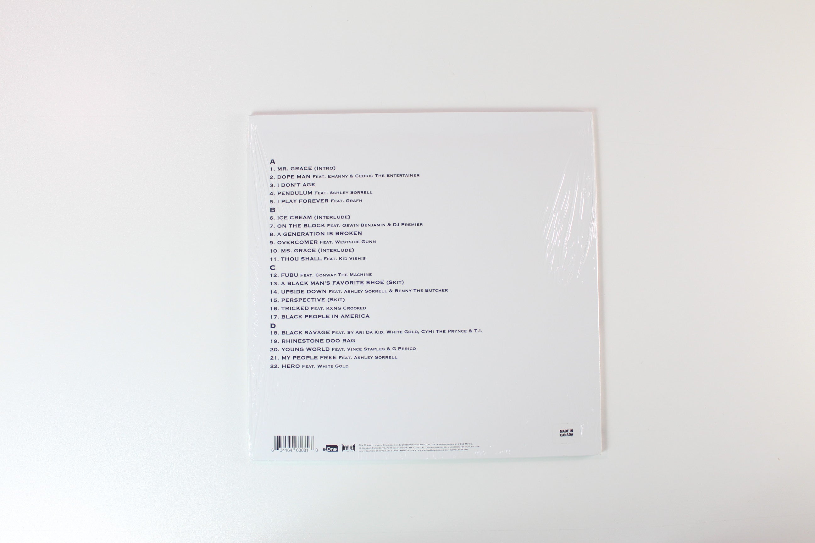 Royce Da 5'9" - The Allegory on eOne - Sealed Gold Vinyl