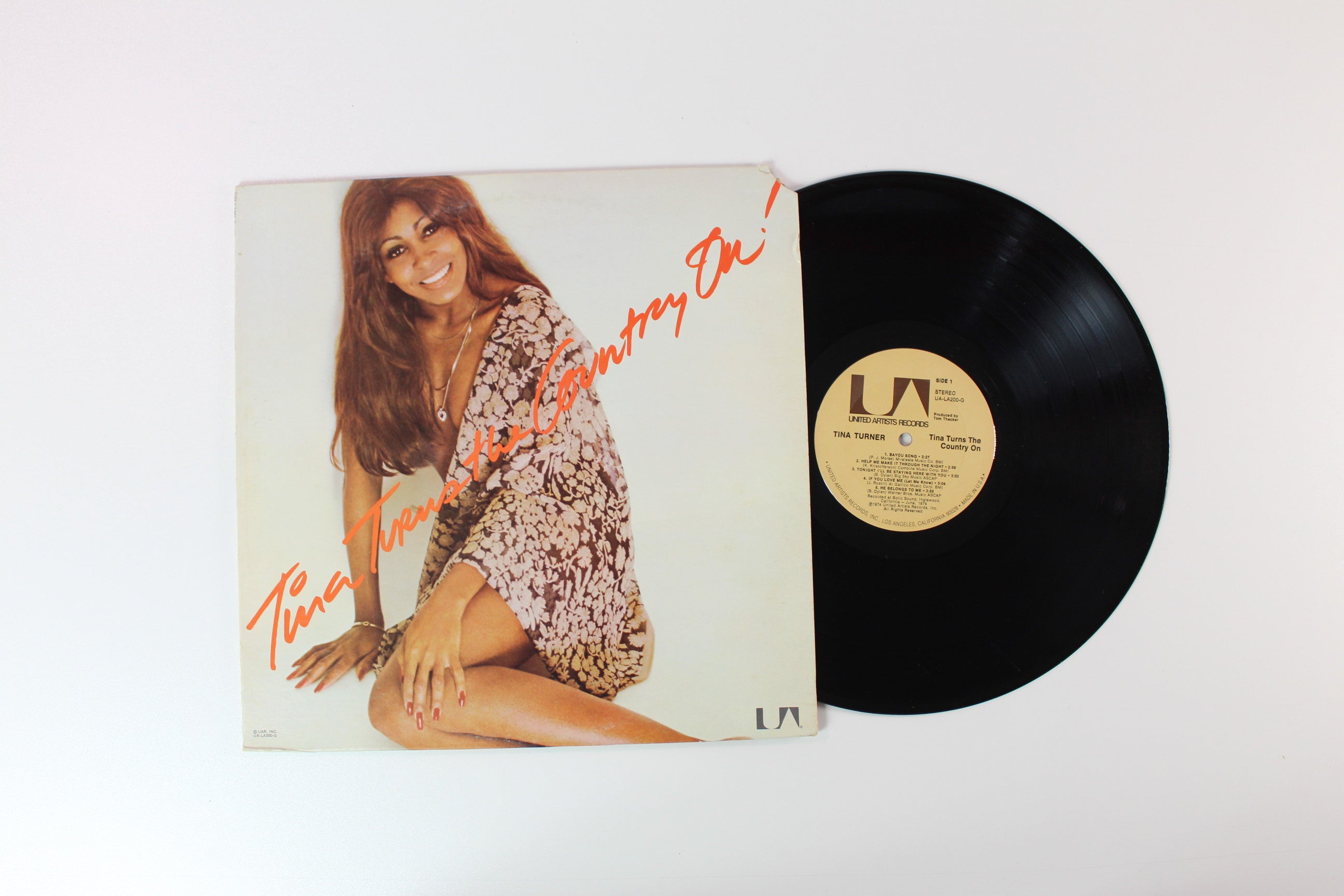 Tina Turner - Tina Turns The Country On on United Artists Records