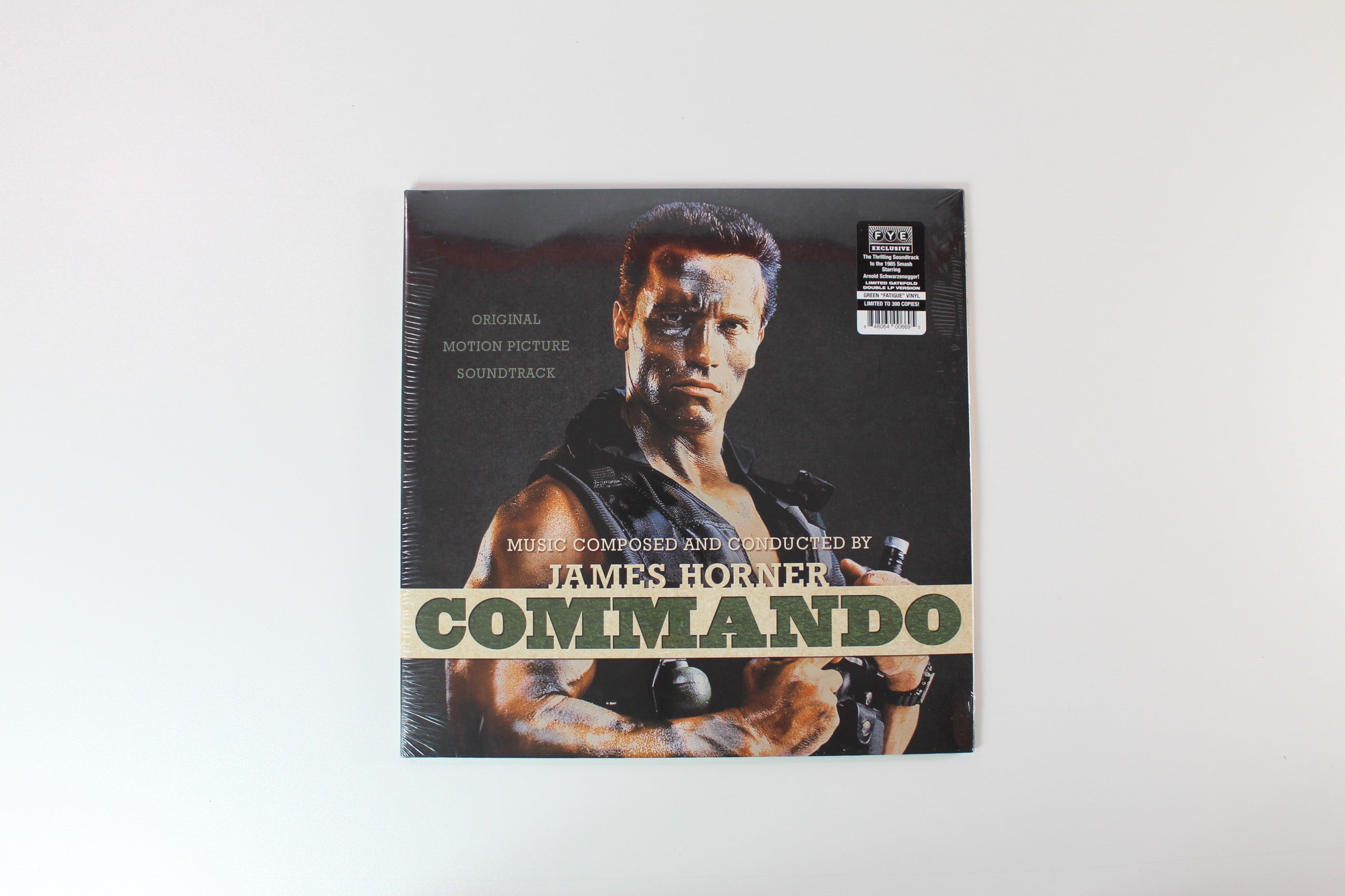 James Horner - Commando (Original Motion Picture Soundtrack) on Real Gone Music - Green Vinyl Sealed