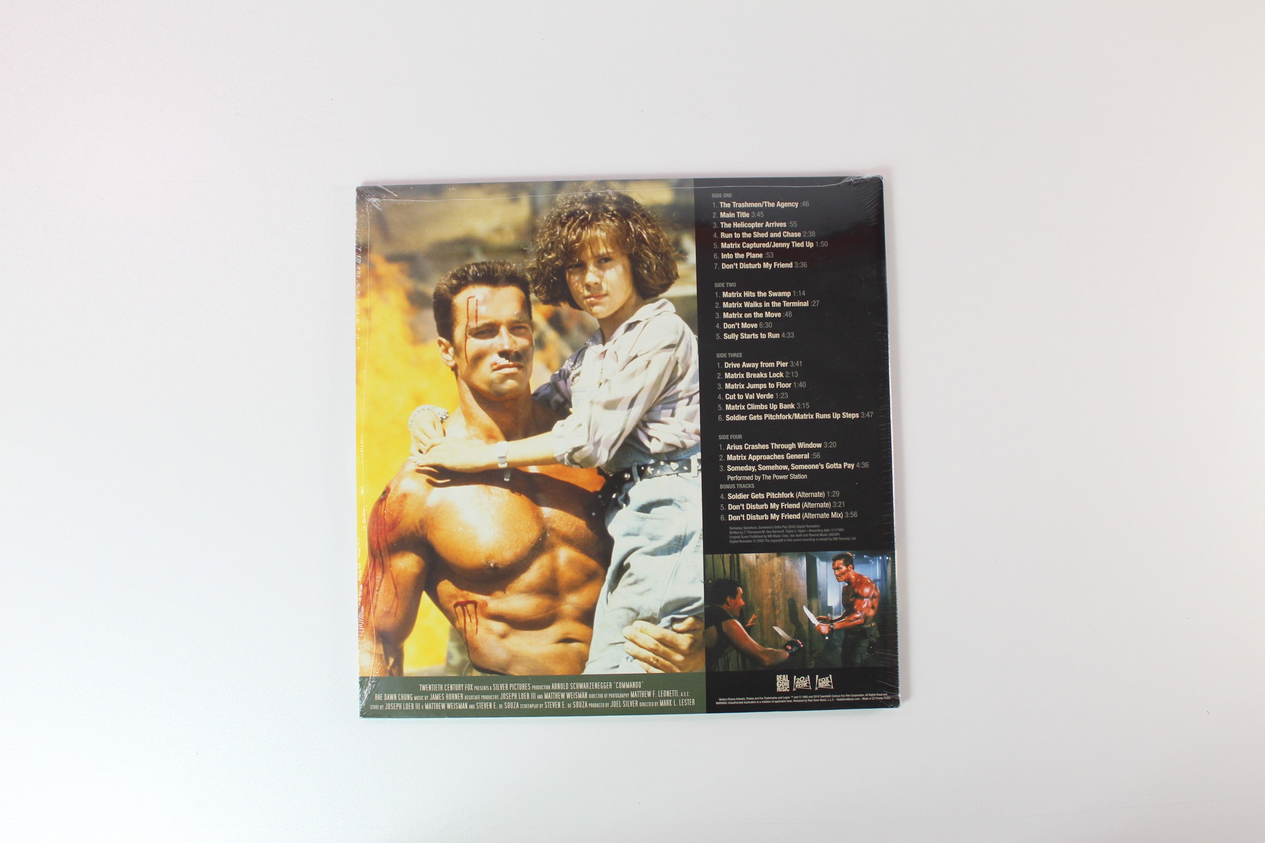 James Horner - Commando (Original Motion Picture Soundtrack) on Real Gone Music - Green Vinyl Sealed