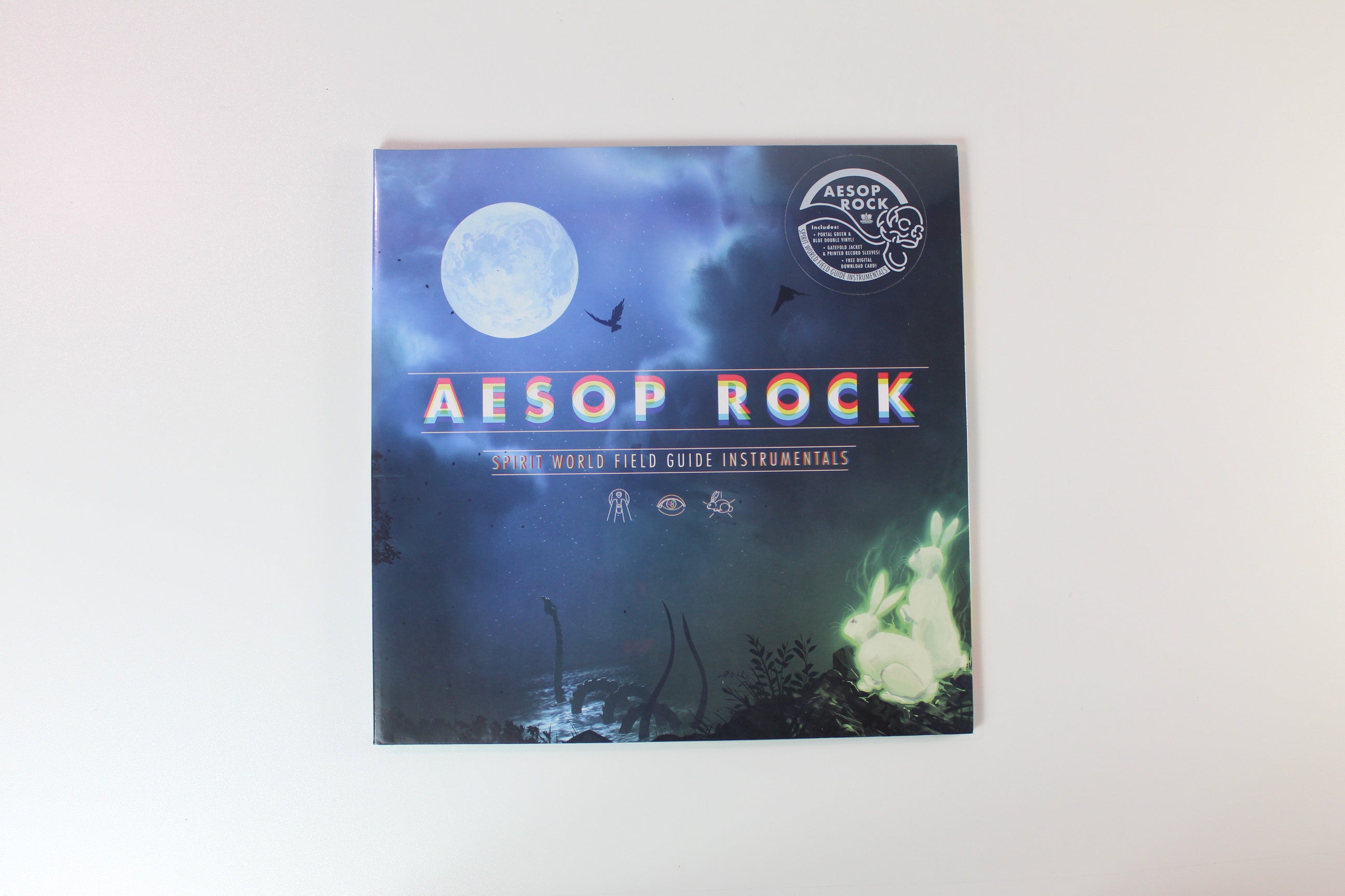 Aesop Rock - Spirit World Field Guide Instrumentals on Rhymesayers Green & Blue Vinyl Sealed