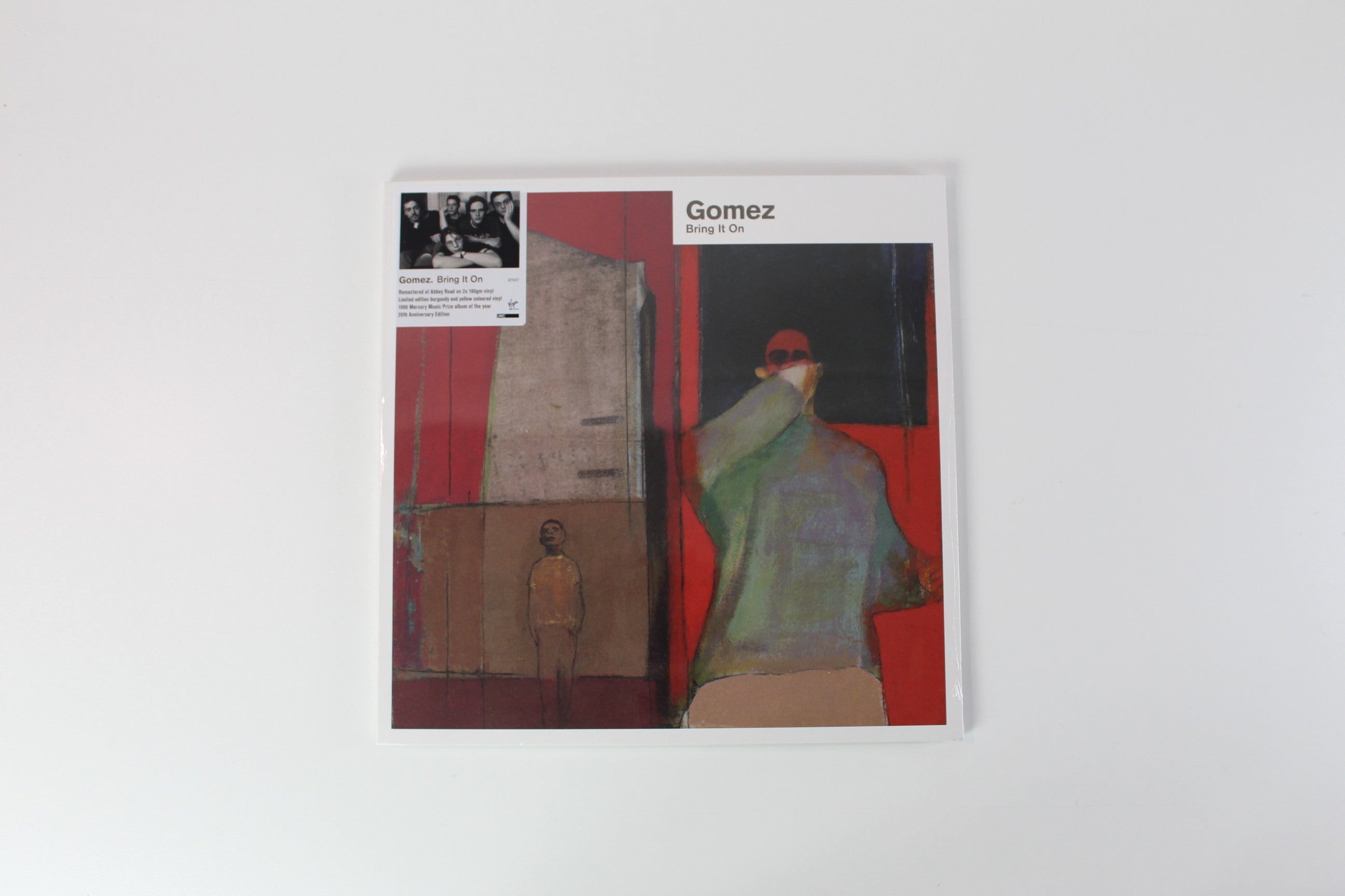 Gomez - Bring It On on UMC Virgin Ltd Burgund / Yellow Vinyl Reissue Sealed