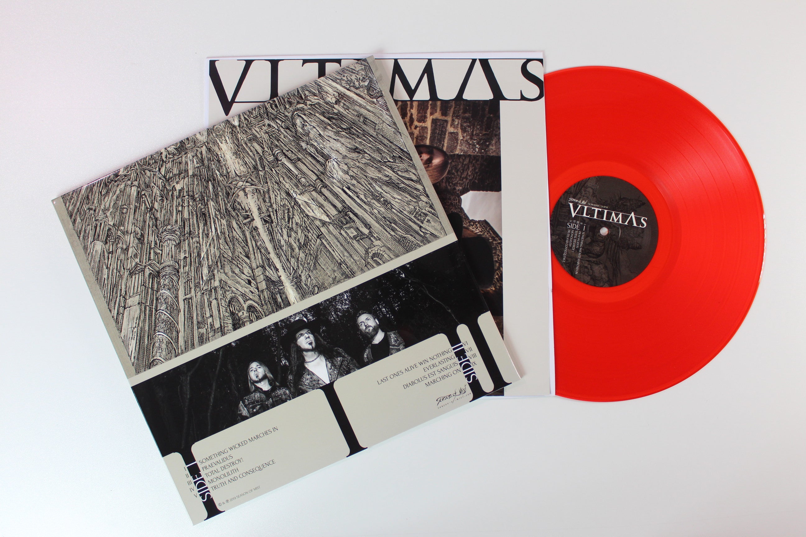 Vltimas - Something Wicked Marches In on Season of Mist Ltd Red Transparent