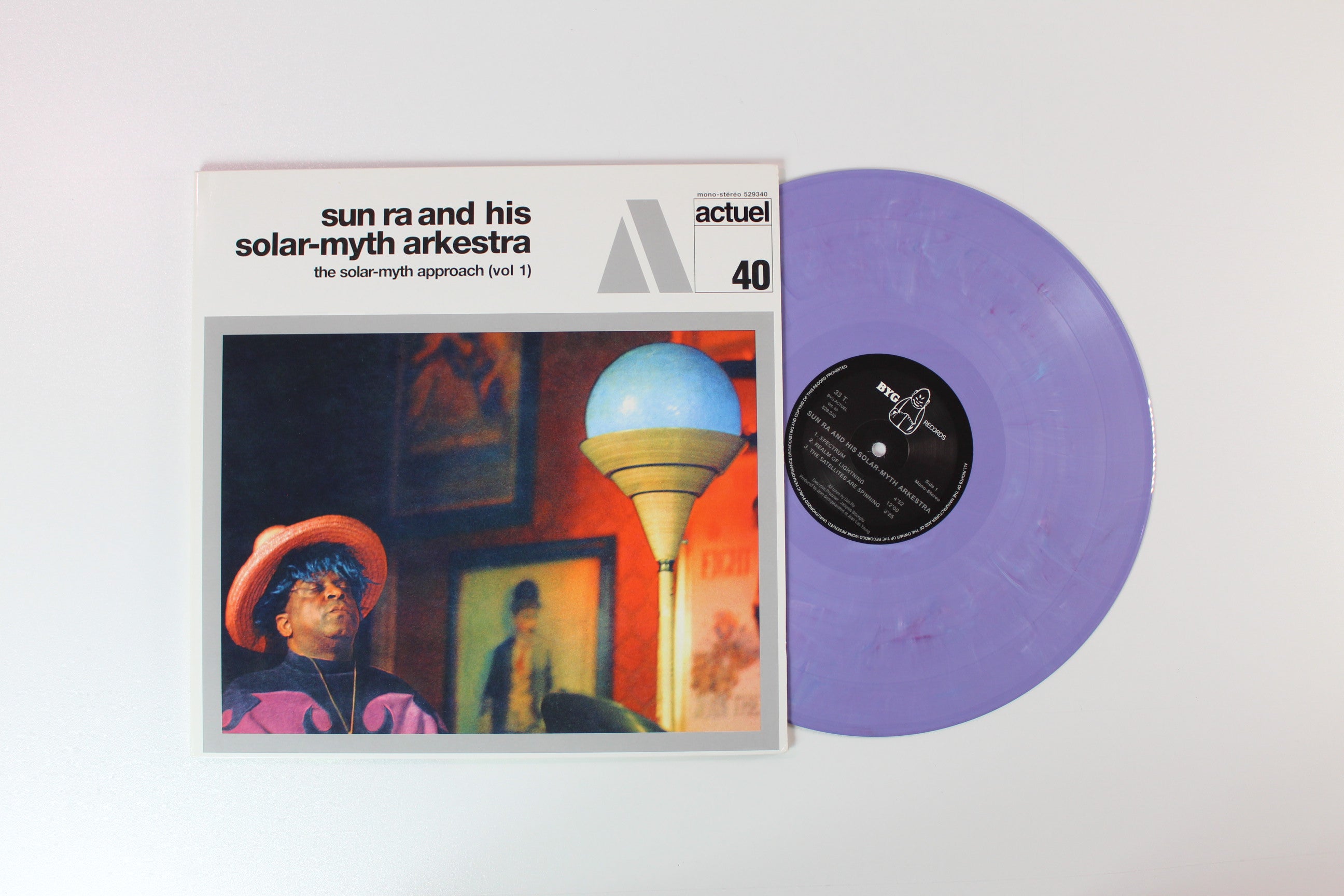 The Sun Ra Arkestra - The Solar-Myth Approach Vol. 1 on BYG Lavender Vinyl Reissue