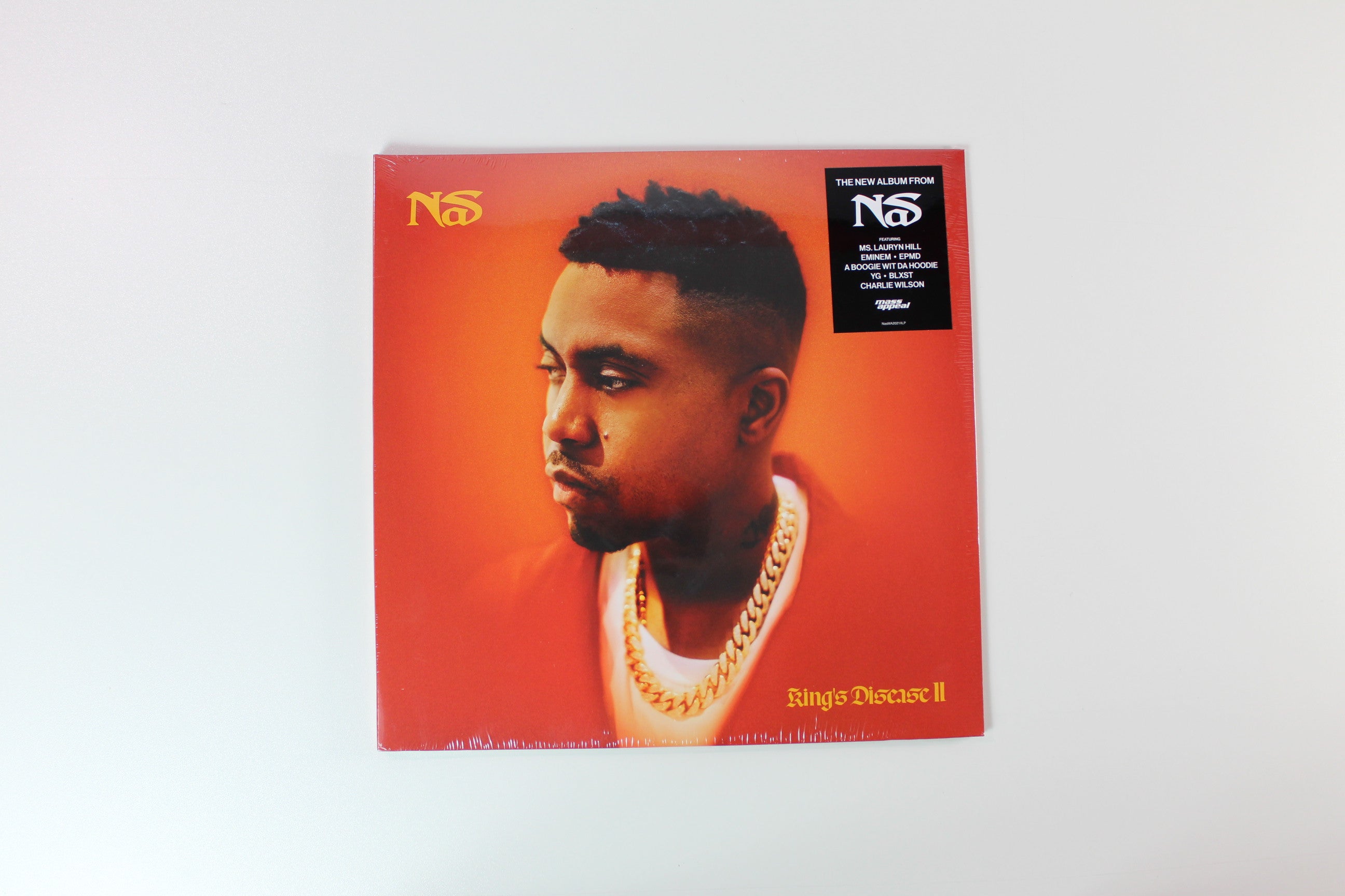 Nas - King's Disease II on Mass Appeal Gold Vinyl Sealed