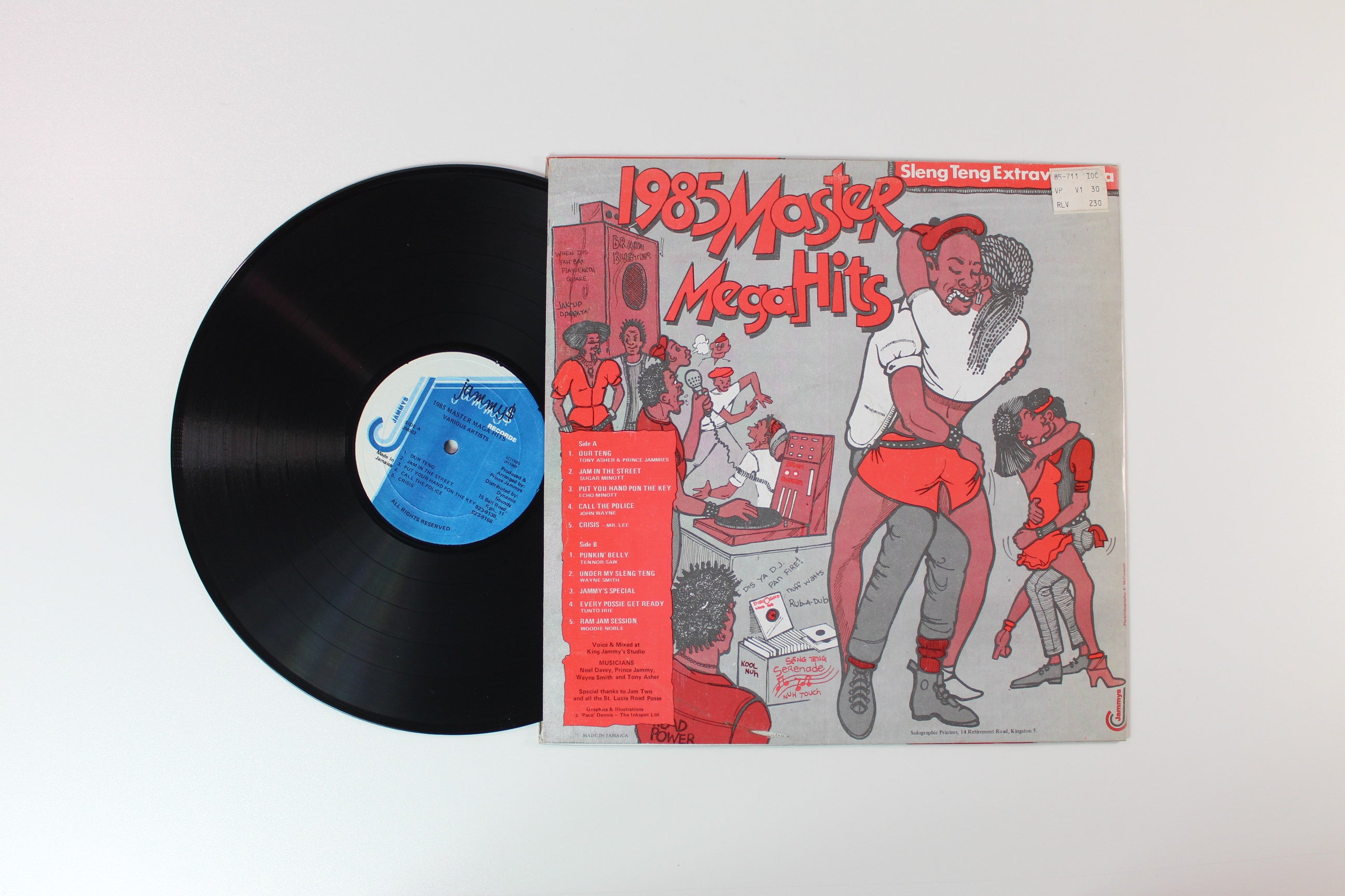 Various - 1985 Master Mega Hits - Sleng Teng Extravaganza on Jammy's