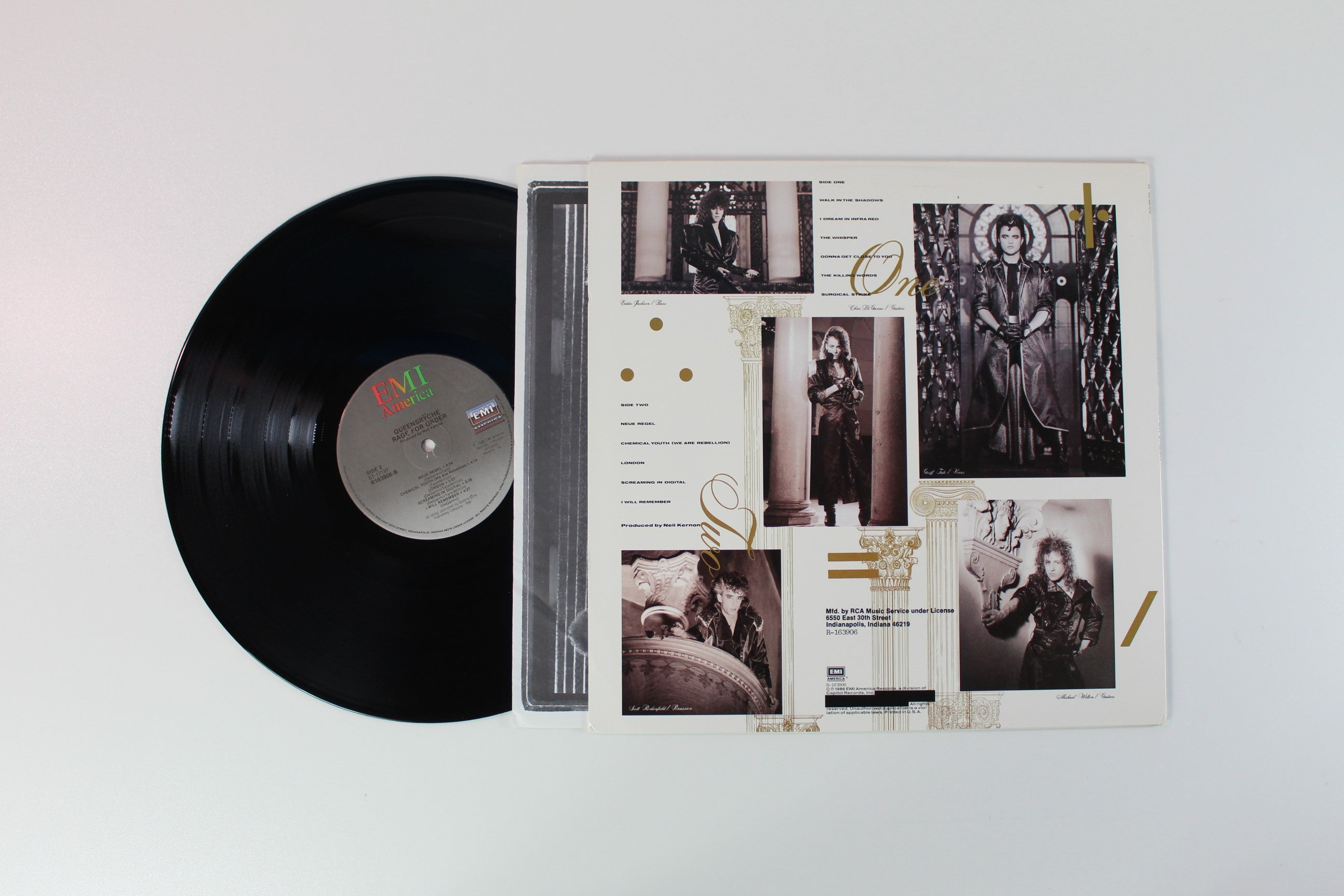 Queensrÿche - Rage For Order on EMI America Club Edition