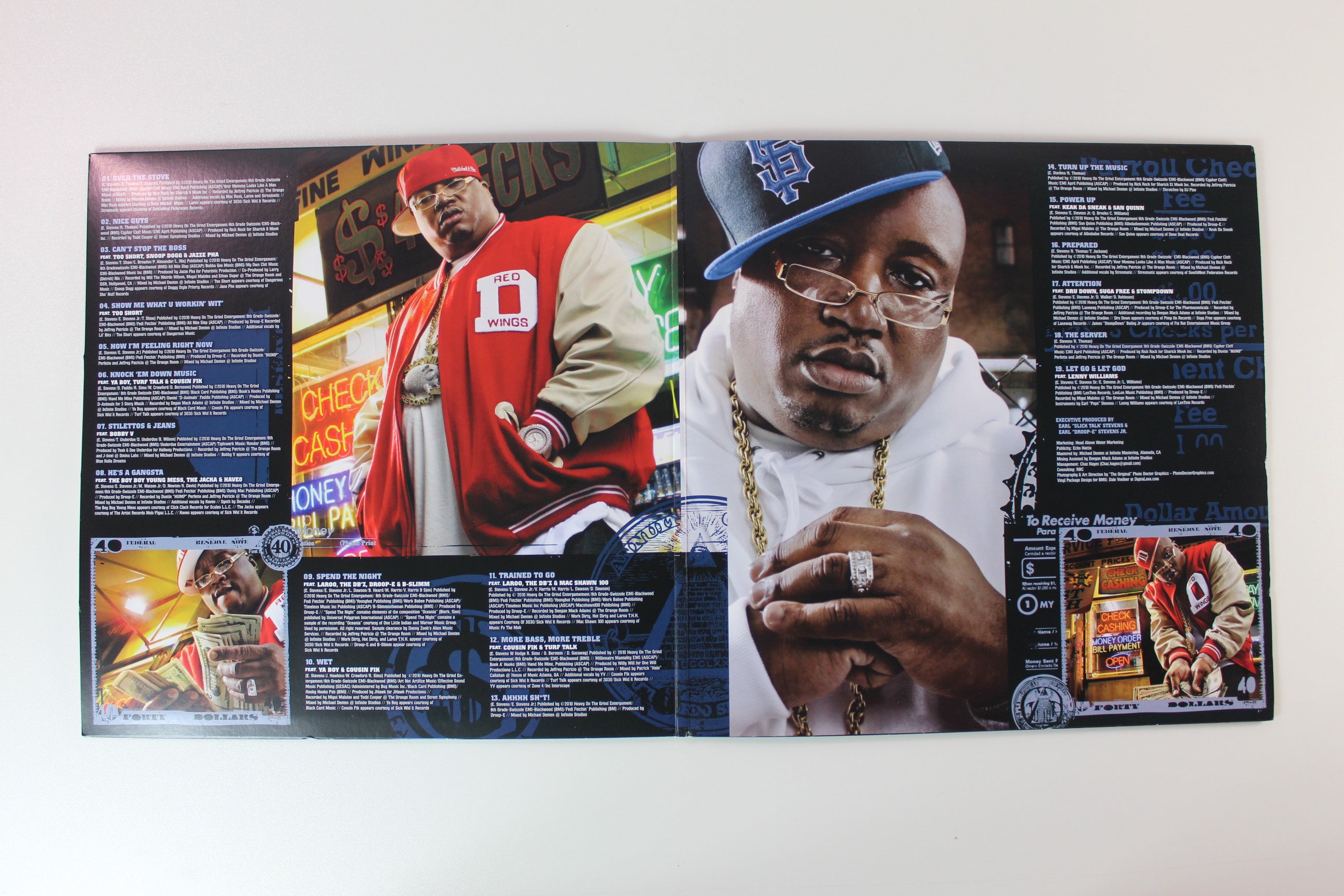 E-40 - Revenue Retrievin': Night Shift on BMG Ltd Midnight Blue Vinyl Reissue