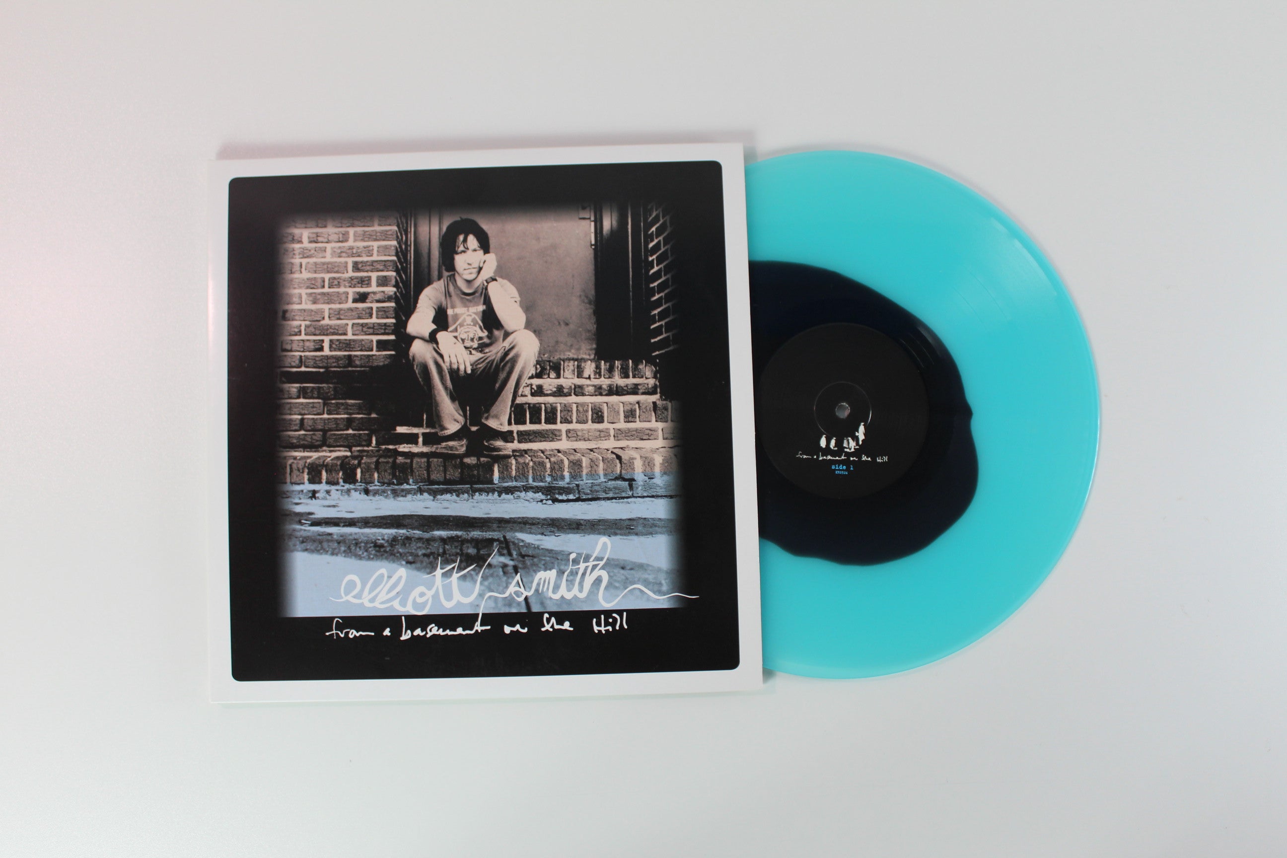 Elliott Smith - From A Basement On The Hill on Kill Rock Stars Ltd Black in Blue Viny Newbury Comics Exclusive