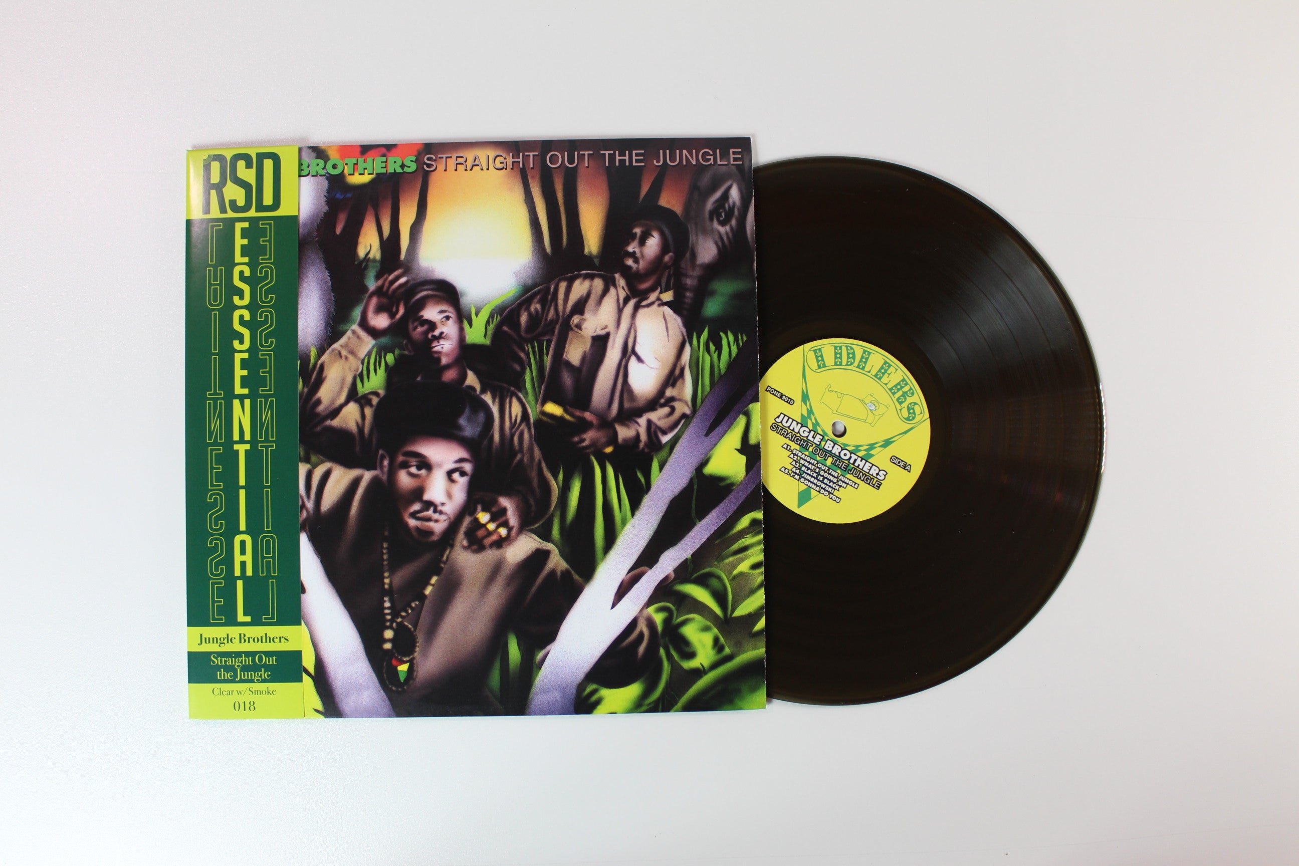 Jungle Brothers - Straight Out The Jungle on Phase One RSD 2022 Clear With Smoke Vinyl Reissue