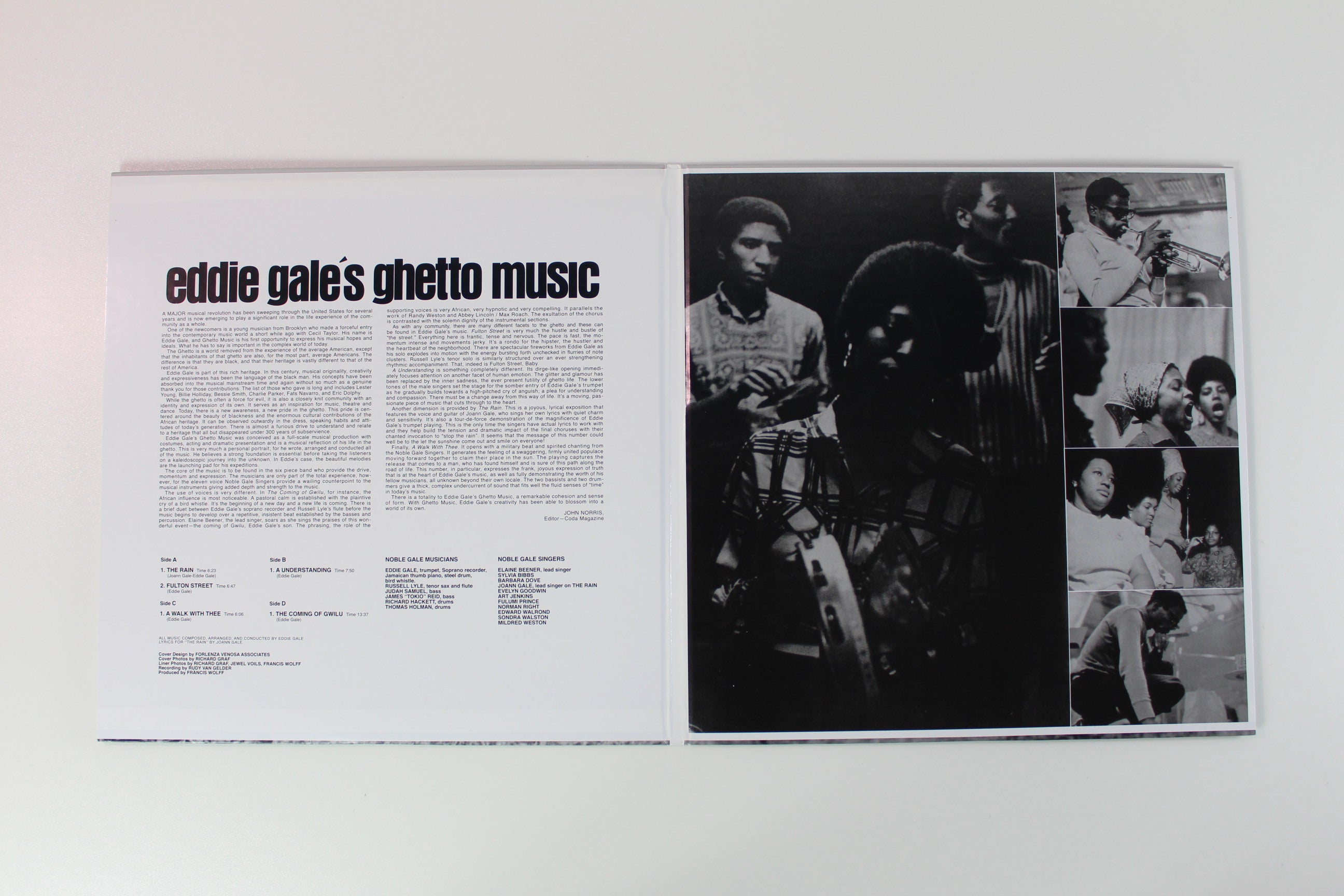 Eddie Gale - Eddie Gale's Ghetto Music on Blue Note Vinyl Me Please Ltd Numbered 45 RPM Marbled Vinyl Reissue