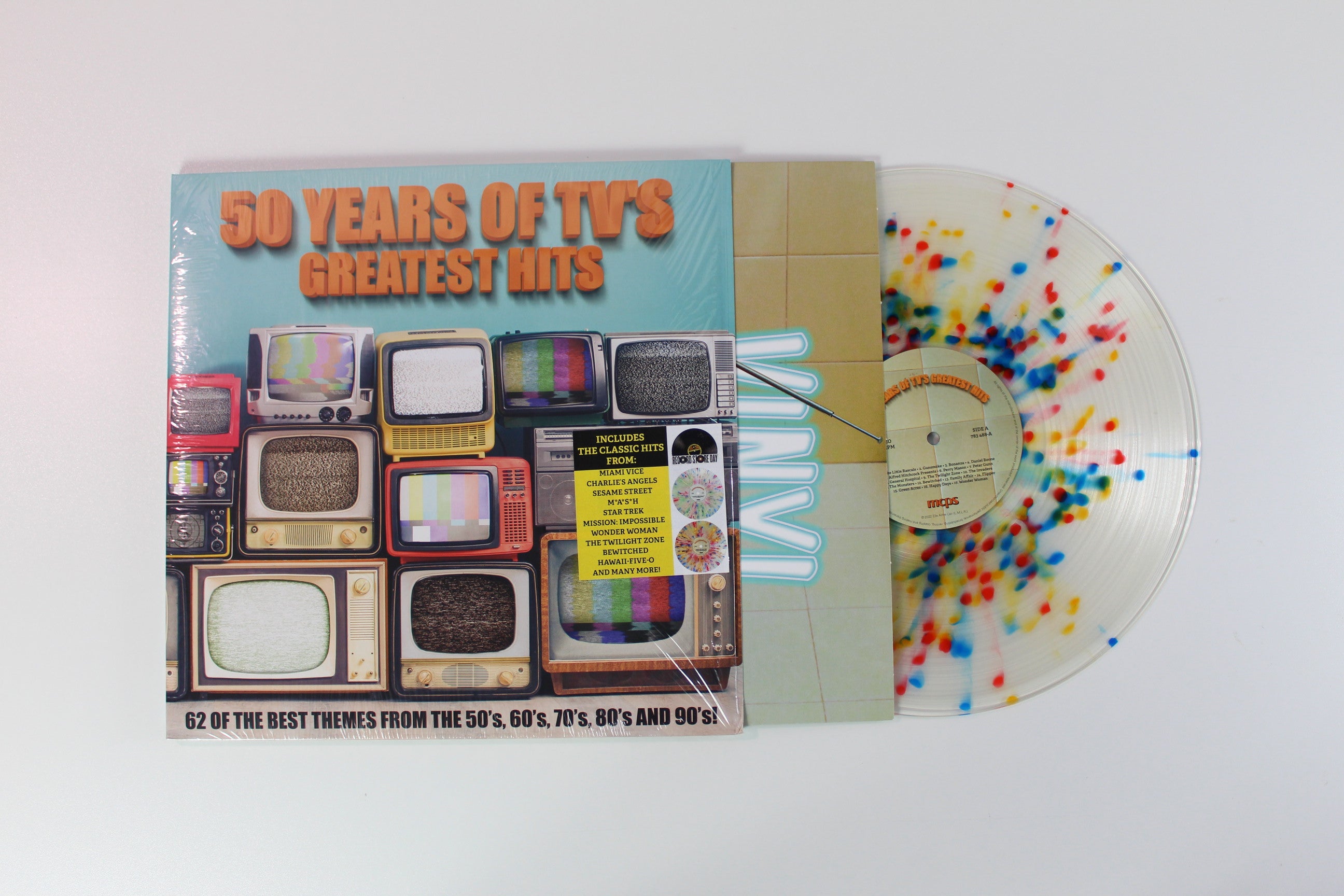Various - 50 Years Of TV's Greatest Hits on Lmlr RSD 2022 Ltd Splatter Vinyl