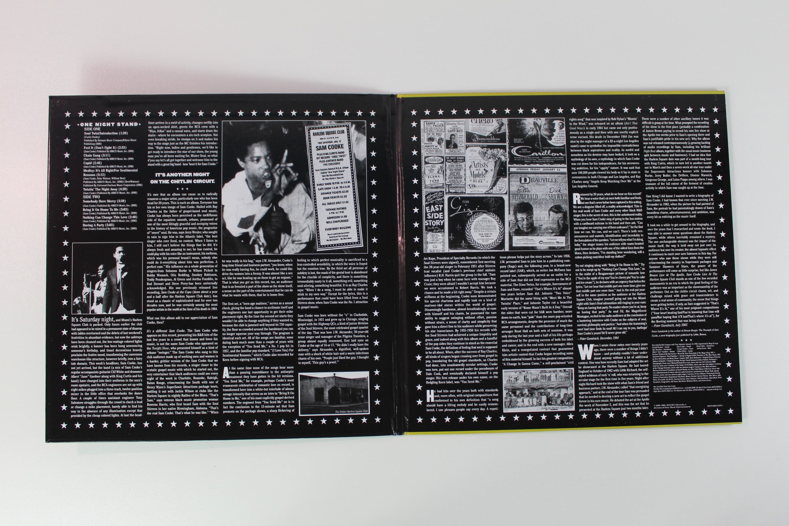 Sam Cooke - One Night Stand! Sam Cooke Live At The Harlem Square Club on RCA / Analog Spark Ltd 180 Gram Reissue