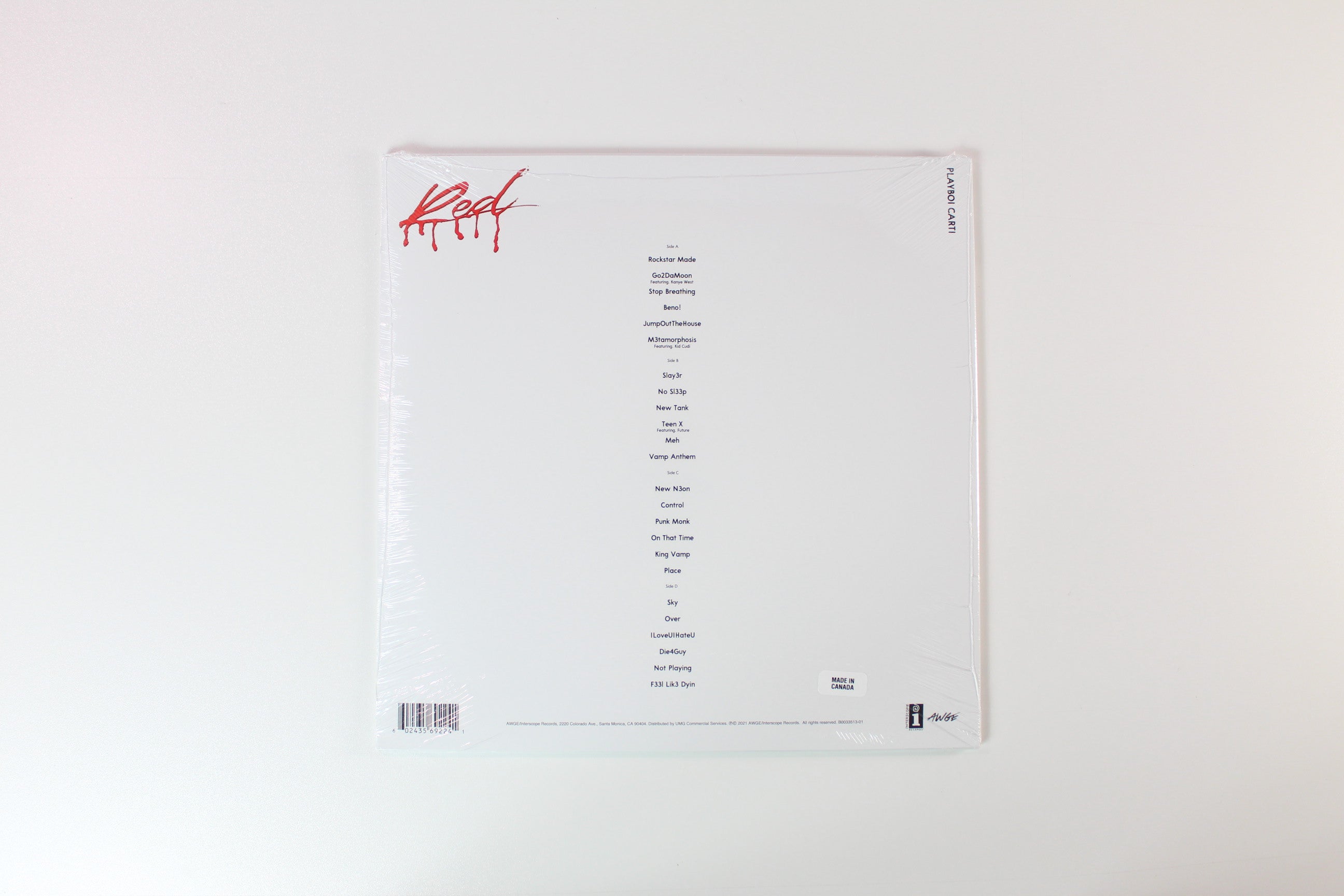 Playboi Carti - Whole Lotta Red on Interscope Records - Sealed