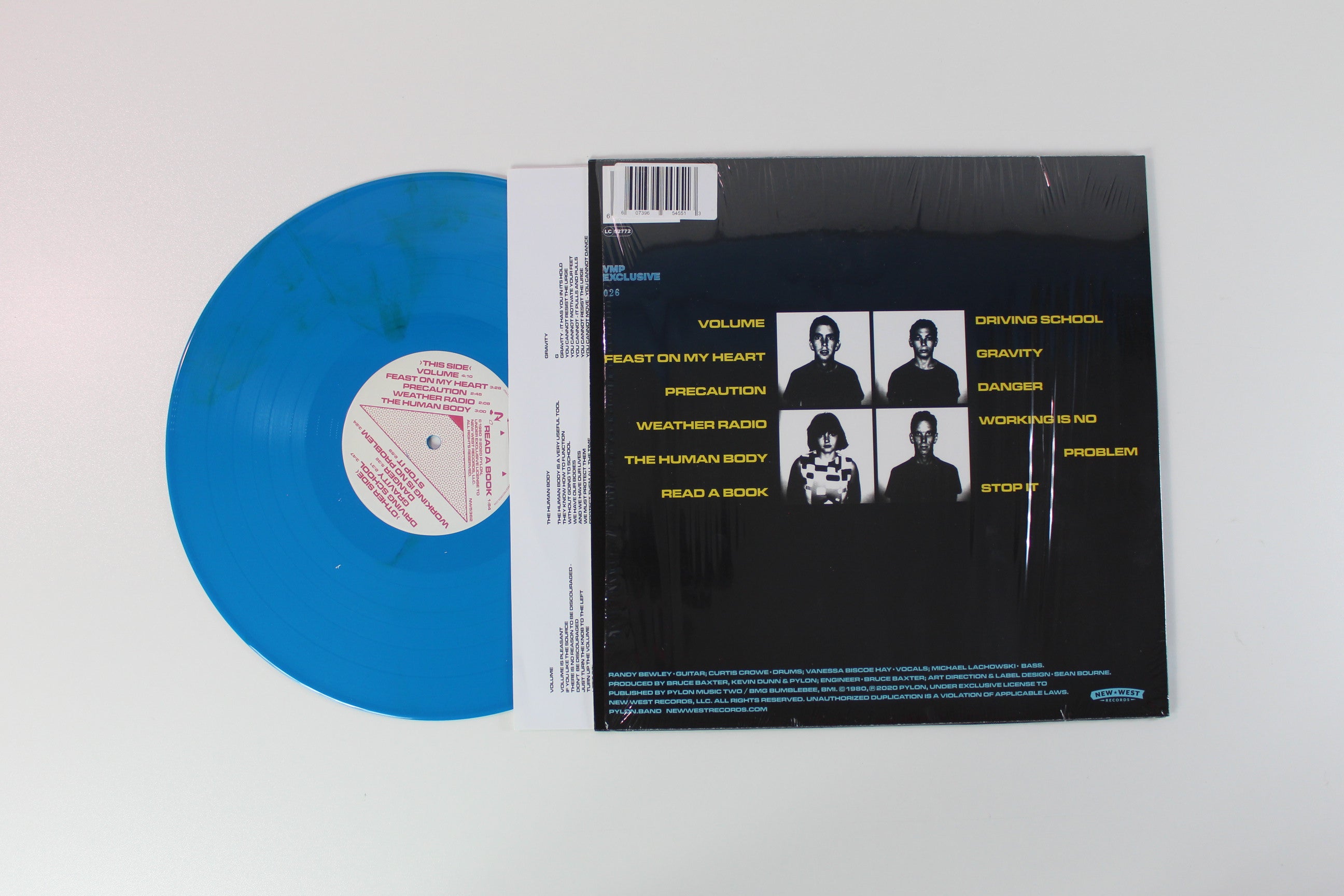 Pylon - Gyrate on New West Ltd Numbered Gravity Green Vinyl Reissue