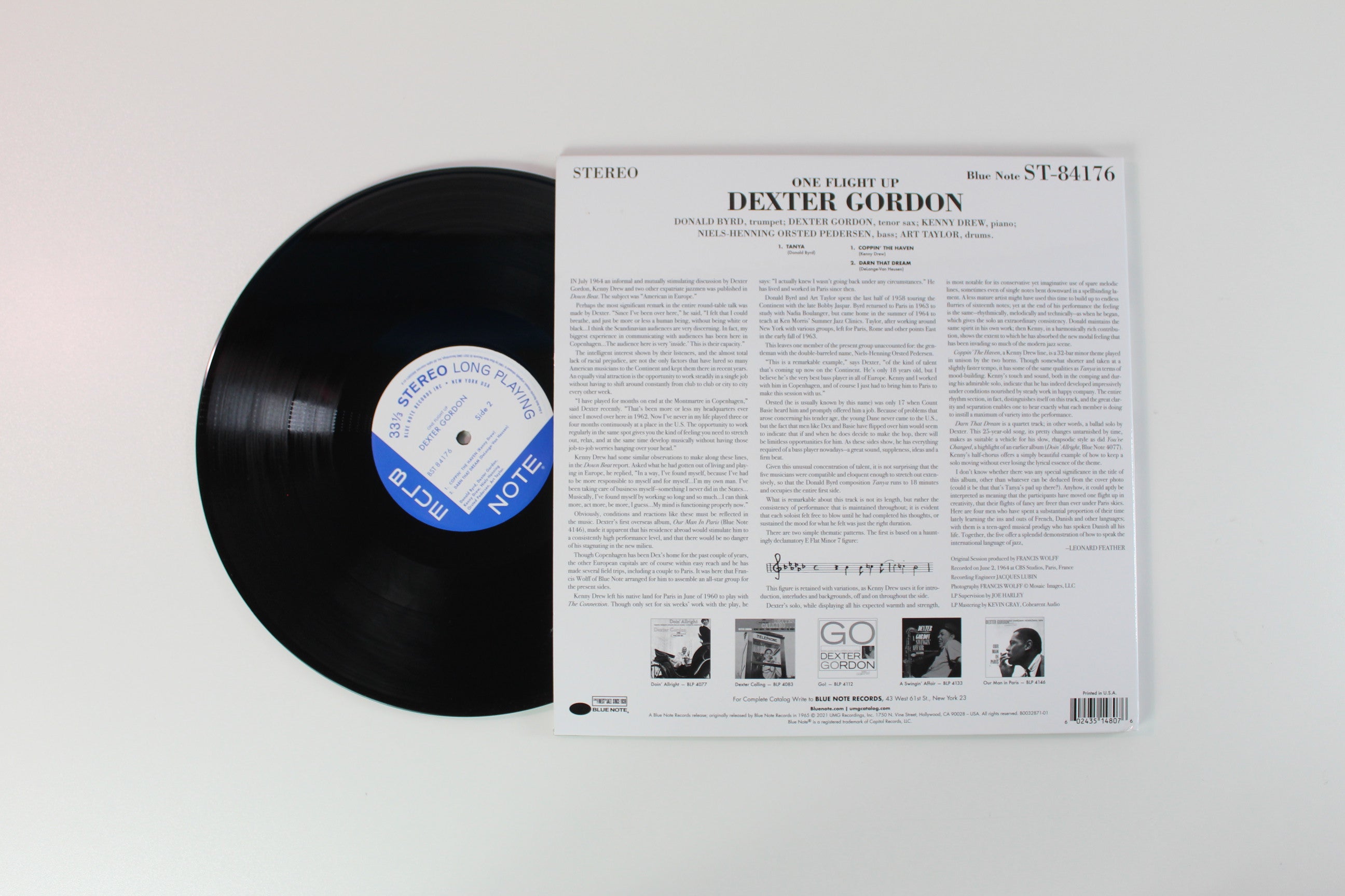 Dexter Gordon - One Flight Up Blue Note Tone Series Reissue