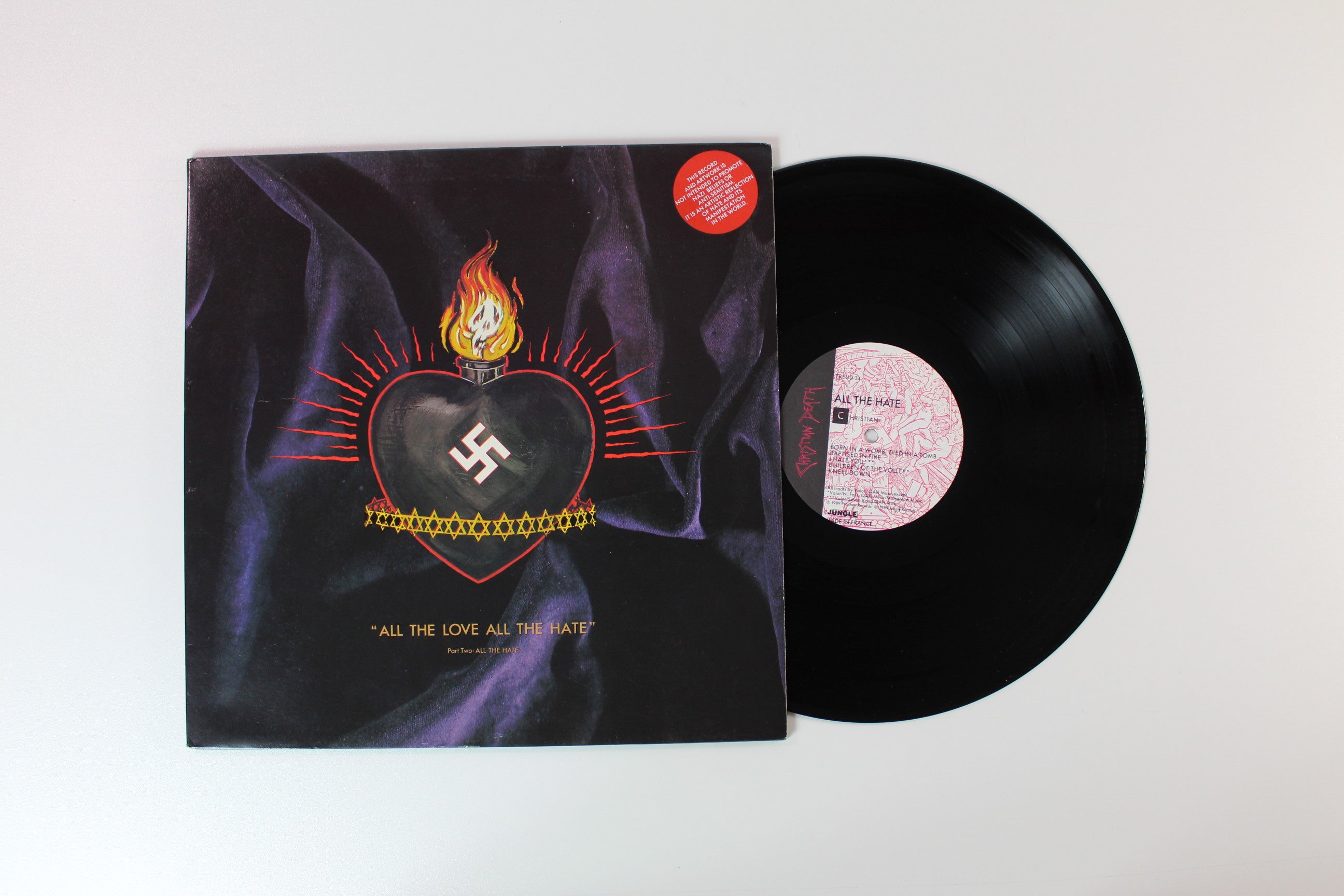 Christian Death - All The Love All The Hate (Part Two: All The Hate) on Jungle Records
