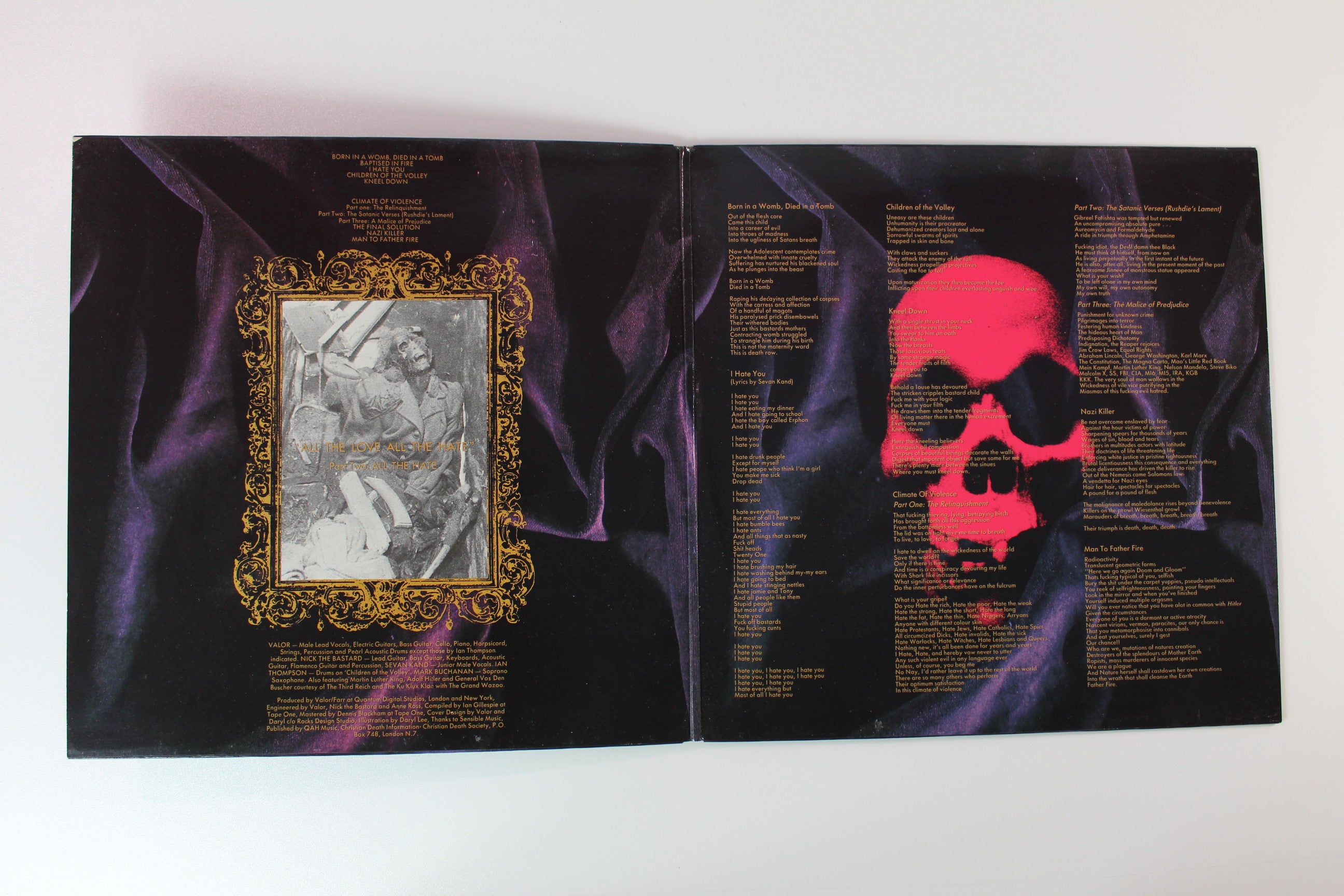 Christian Death - All The Love All The Hate (Part Two: All The Hate) on Jungle Records