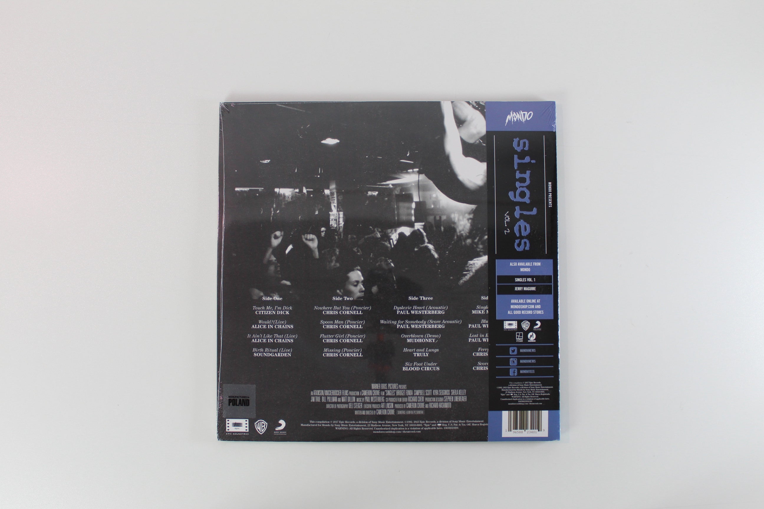 Various - Singles Vol. 2: Blues For A T-Shirt on Mondo Blue Vinyl Reissue Sealed