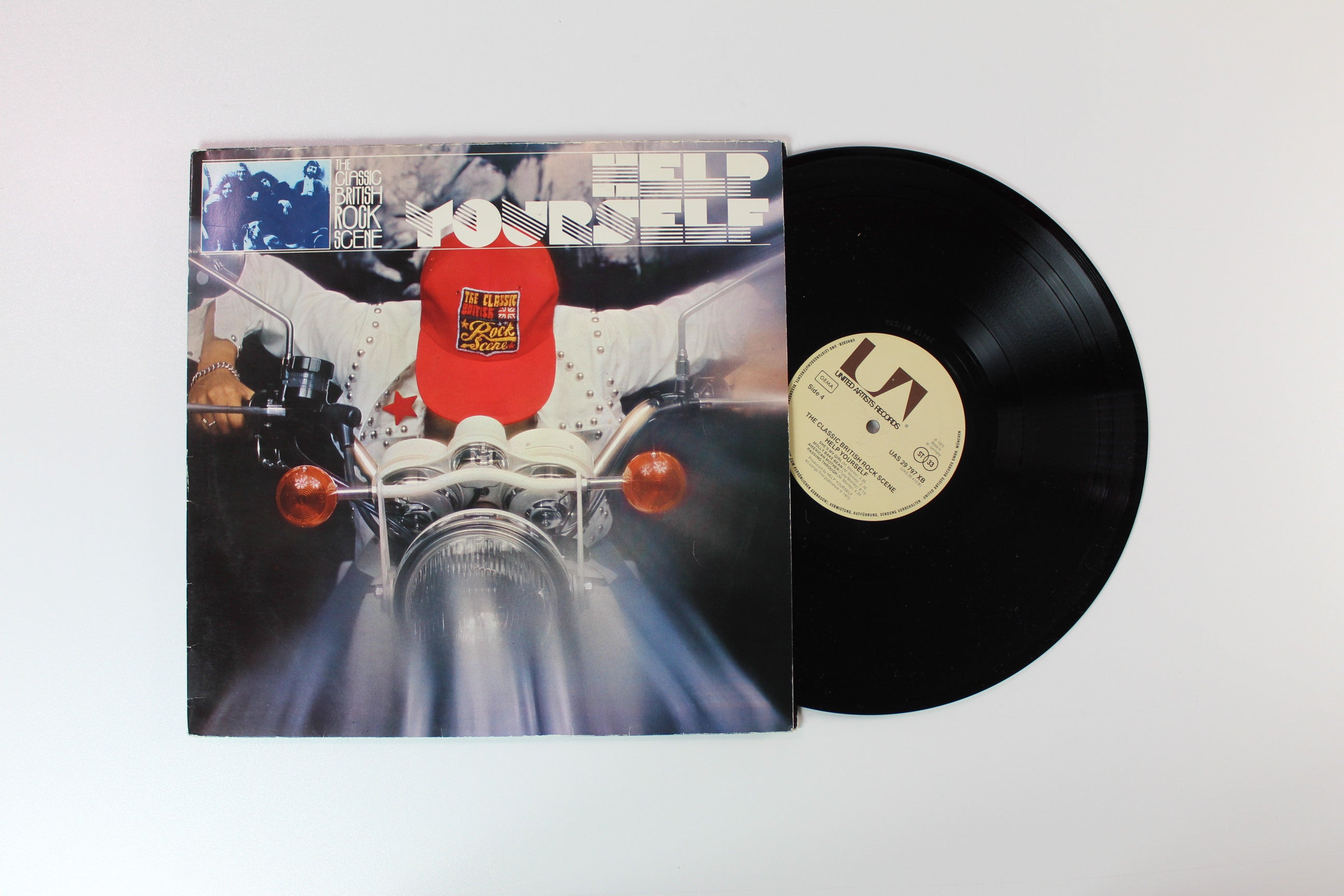 Help Yourself - Strange Affair / Beware The Shadow on United Artists Records - German pressing