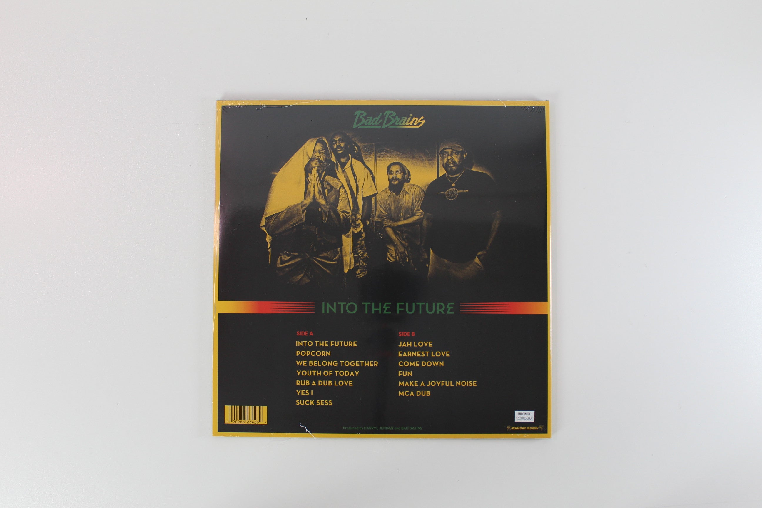 Bad Brains - Into The Future on Megaforce Red Yellow & Green Vinyl Reissue Sealed