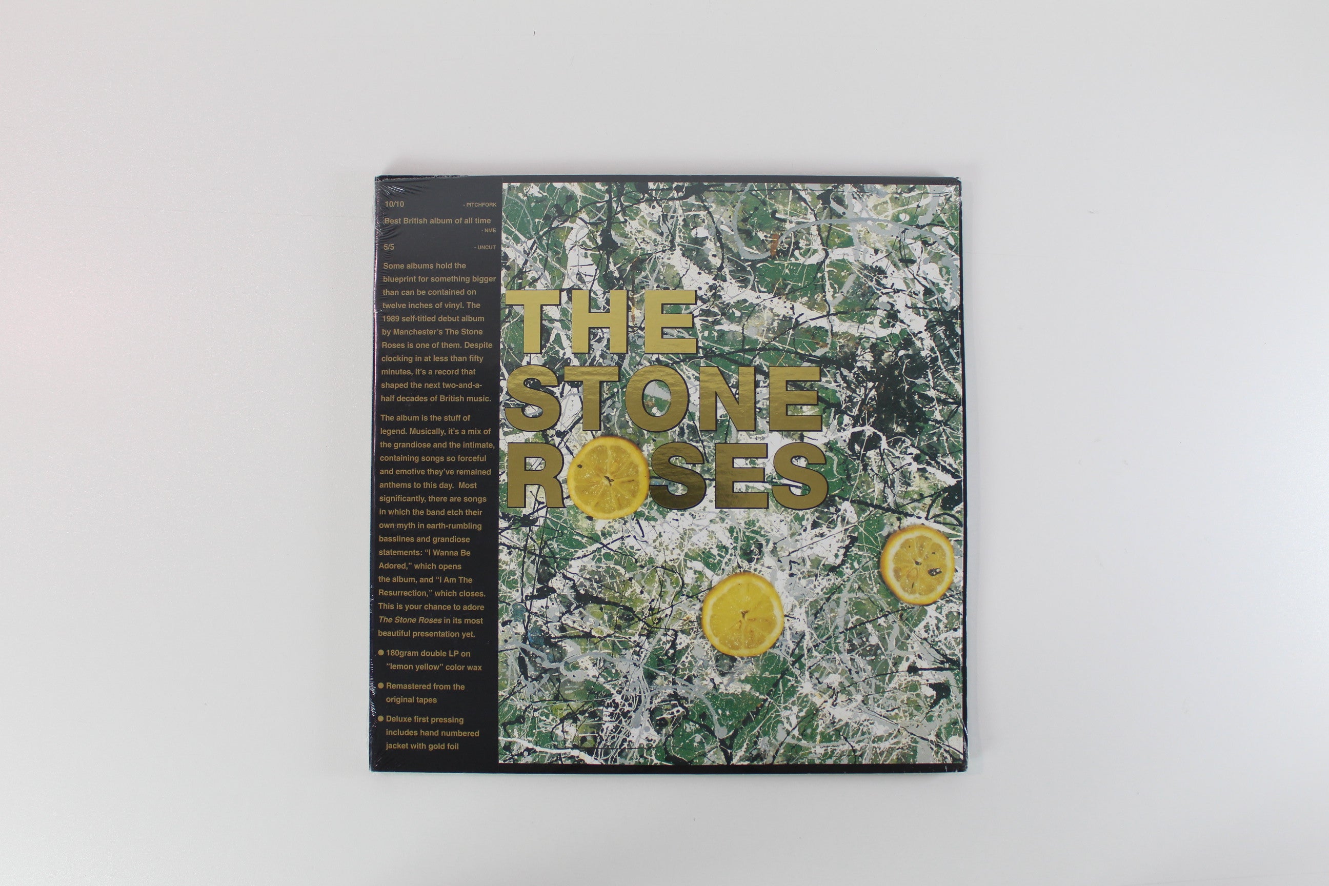 The Stone Roses - The Stone Roses on Silvertone Modern Classics Ltd Numbered Yellow Vinyl Reissue Sealed