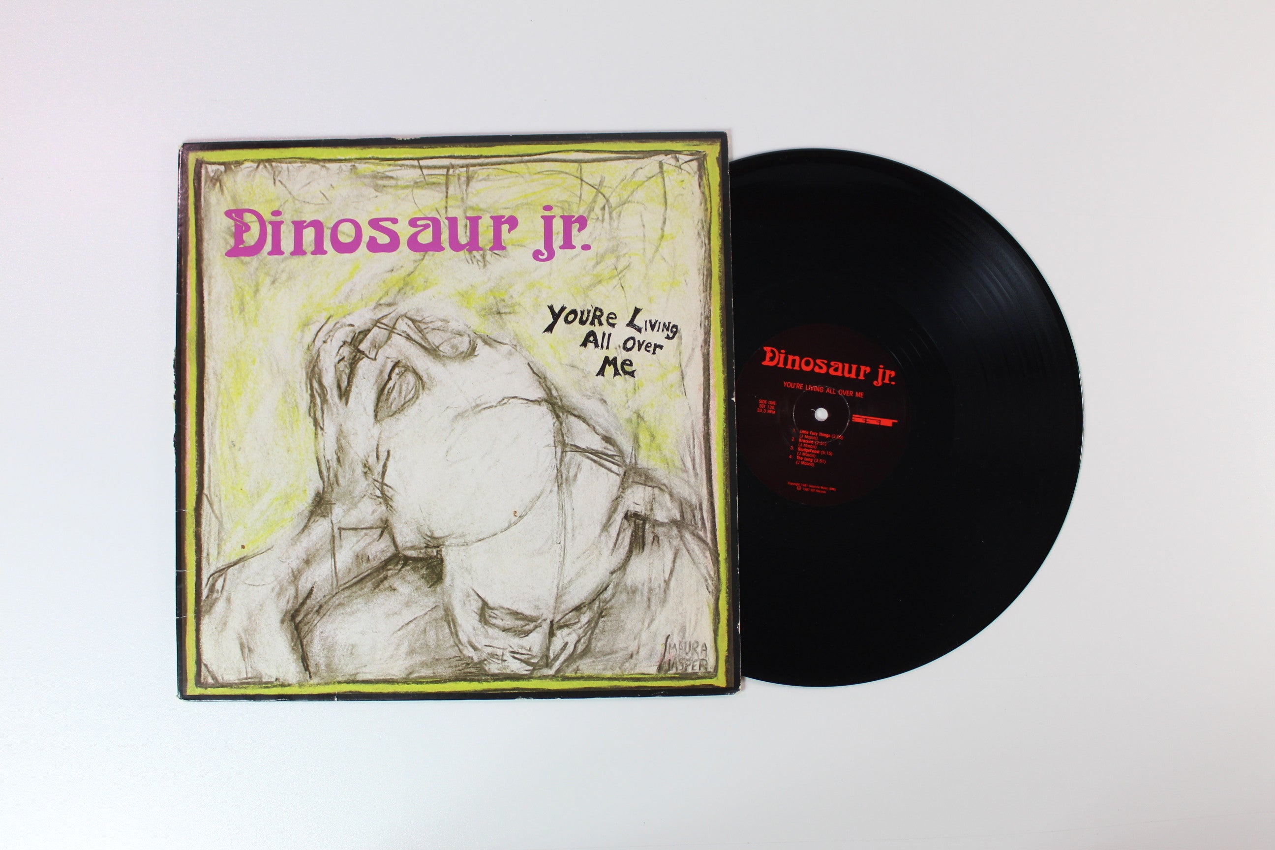 Dinosaur Jr. - You're Living All Over Me on SST Records - 1987 Reissue
