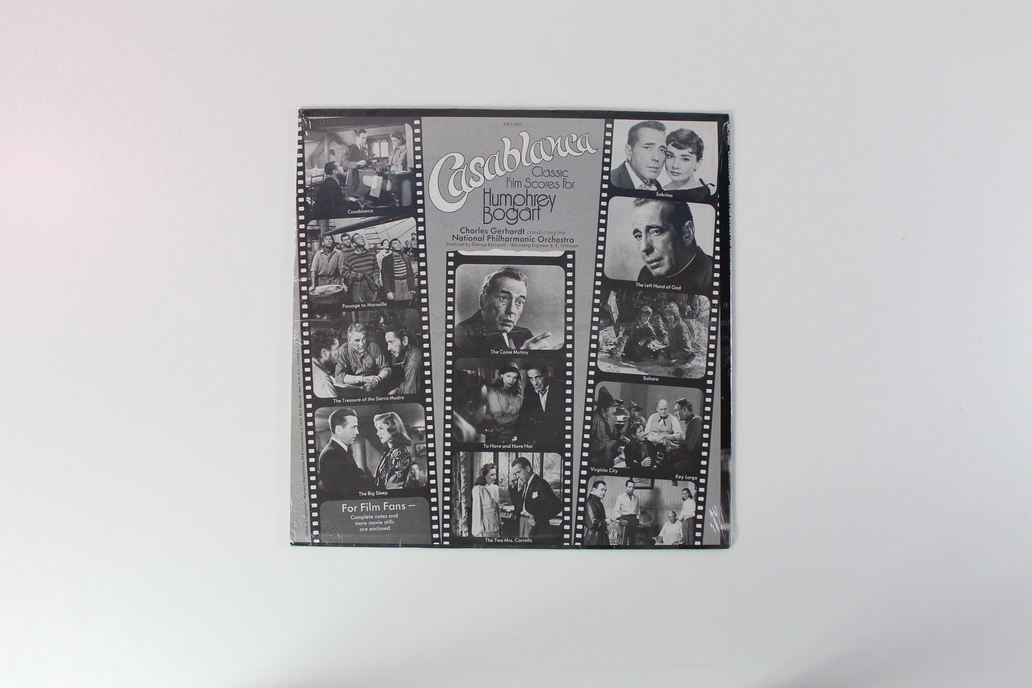 Charles Gerhardt - Casablanca - Classic Film Scores For Humphrey Bogart on RCA Red Seal - Sealed