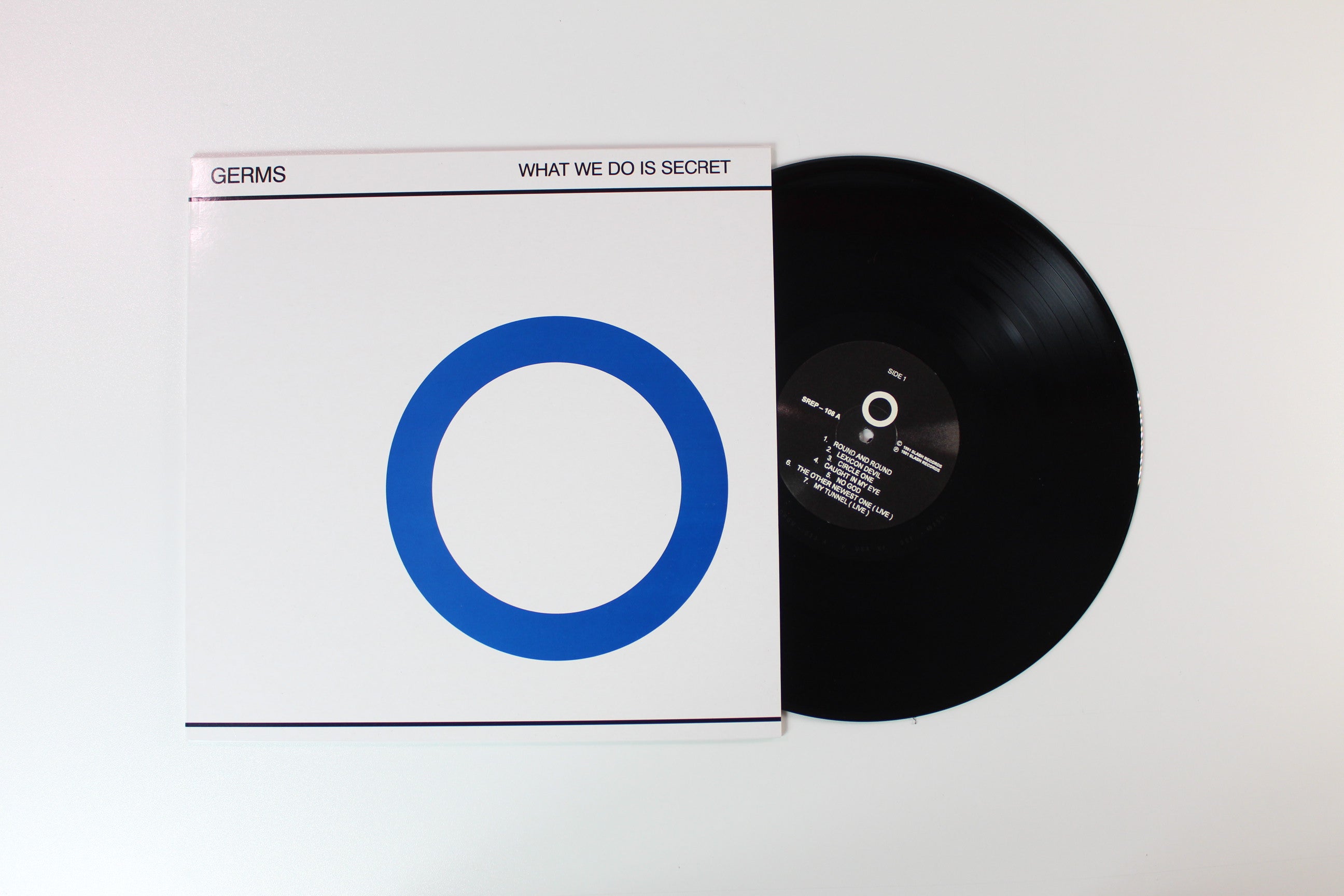 Germs - What We Do Is Secret on ORG Music / Rhino / Slash - Unofficial pressing