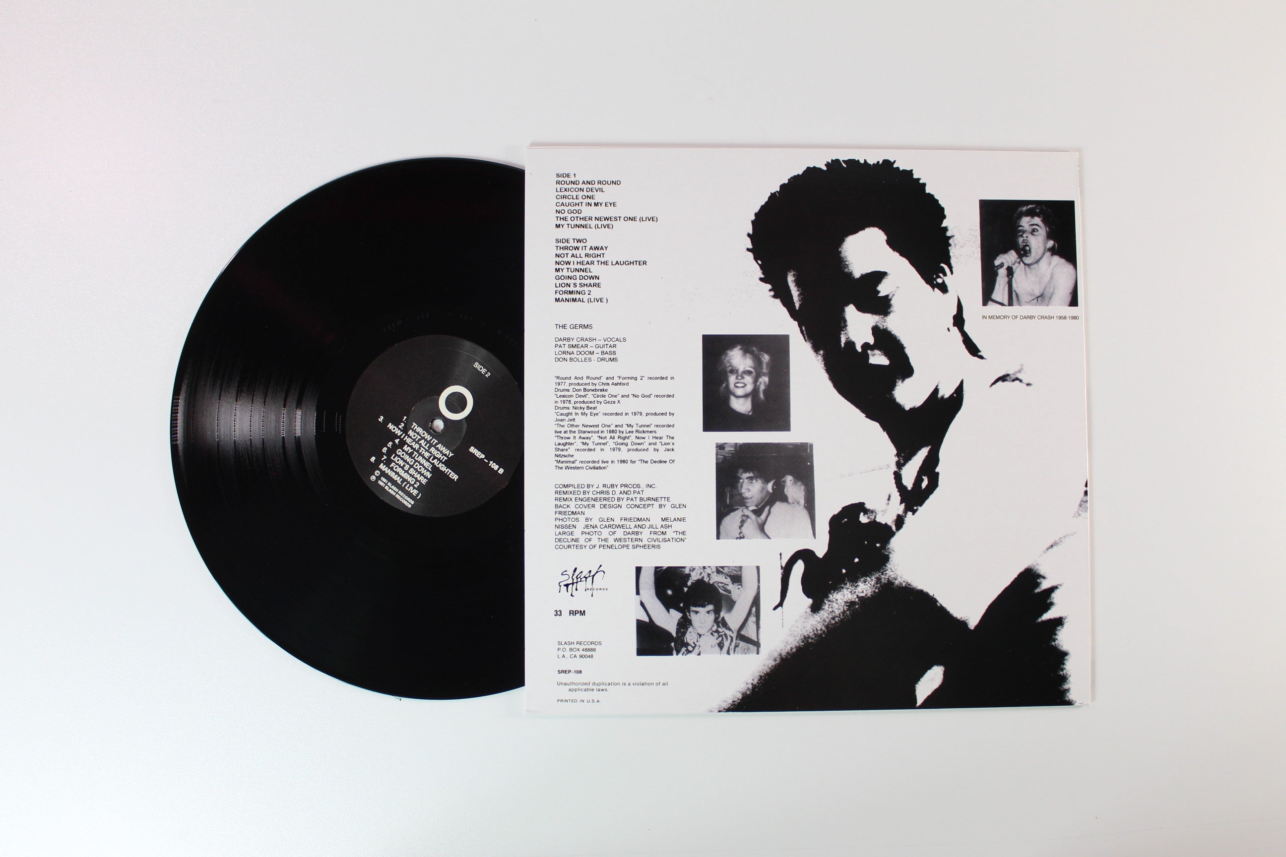 Germs - What We Do Is Secret on ORG Music / Rhino / Slash - Unofficial pressing