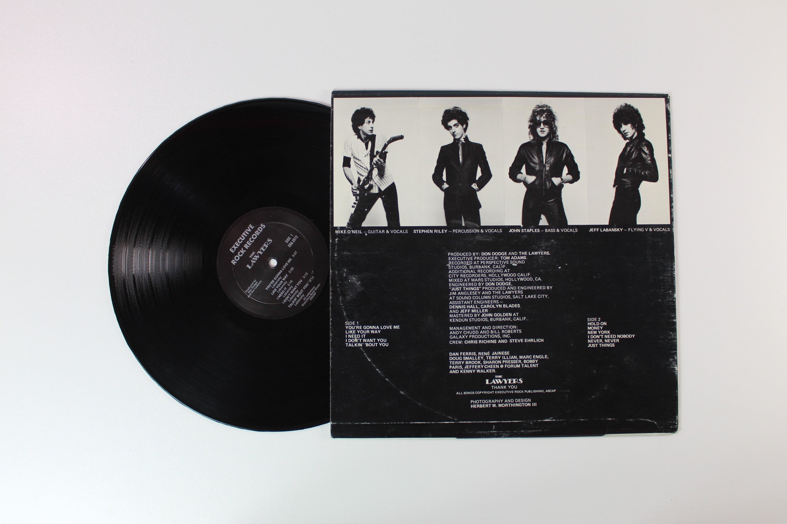 The Lawyers - The Lawyers on Executive Rock Records