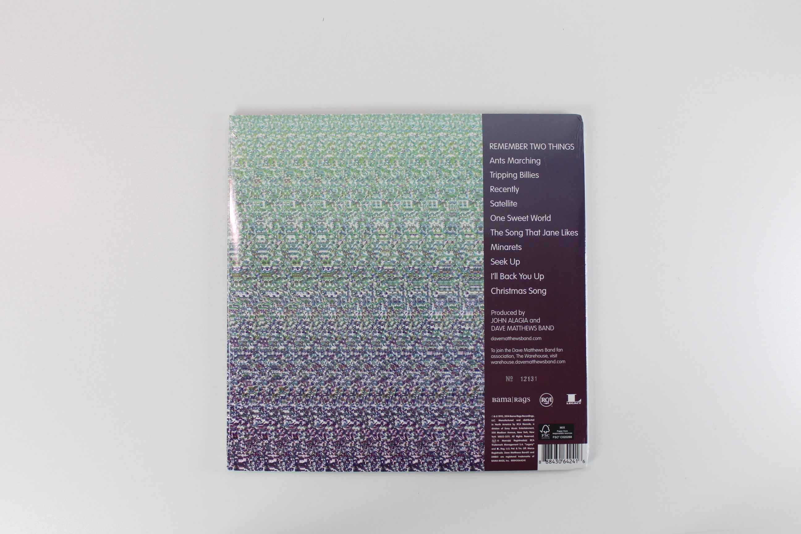 Dave Matthews Band - Remember Two Things on Bama Rags Ltd Numbered Reissue Sealed