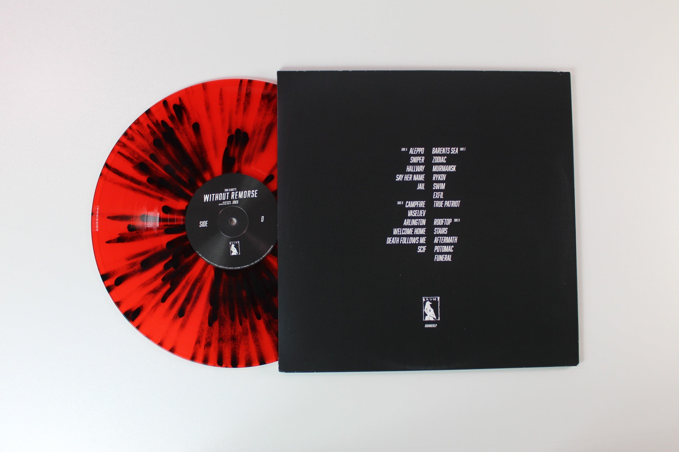 Jónsi - Tom Clancy's Without Remorse (Original Motion Picture Score) on Krúnk - Splatter Vinyl
