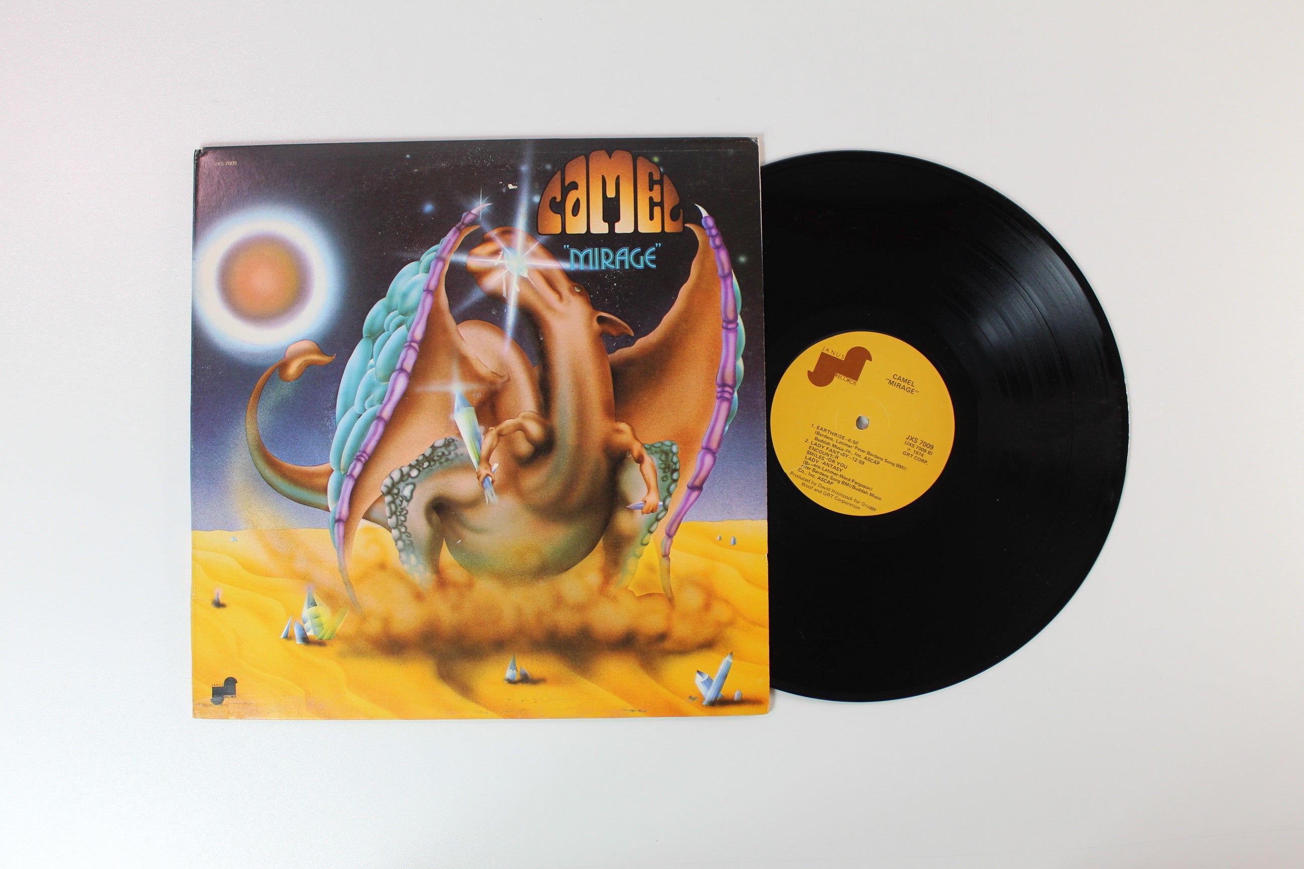 Camel - Mirage on Janus Records