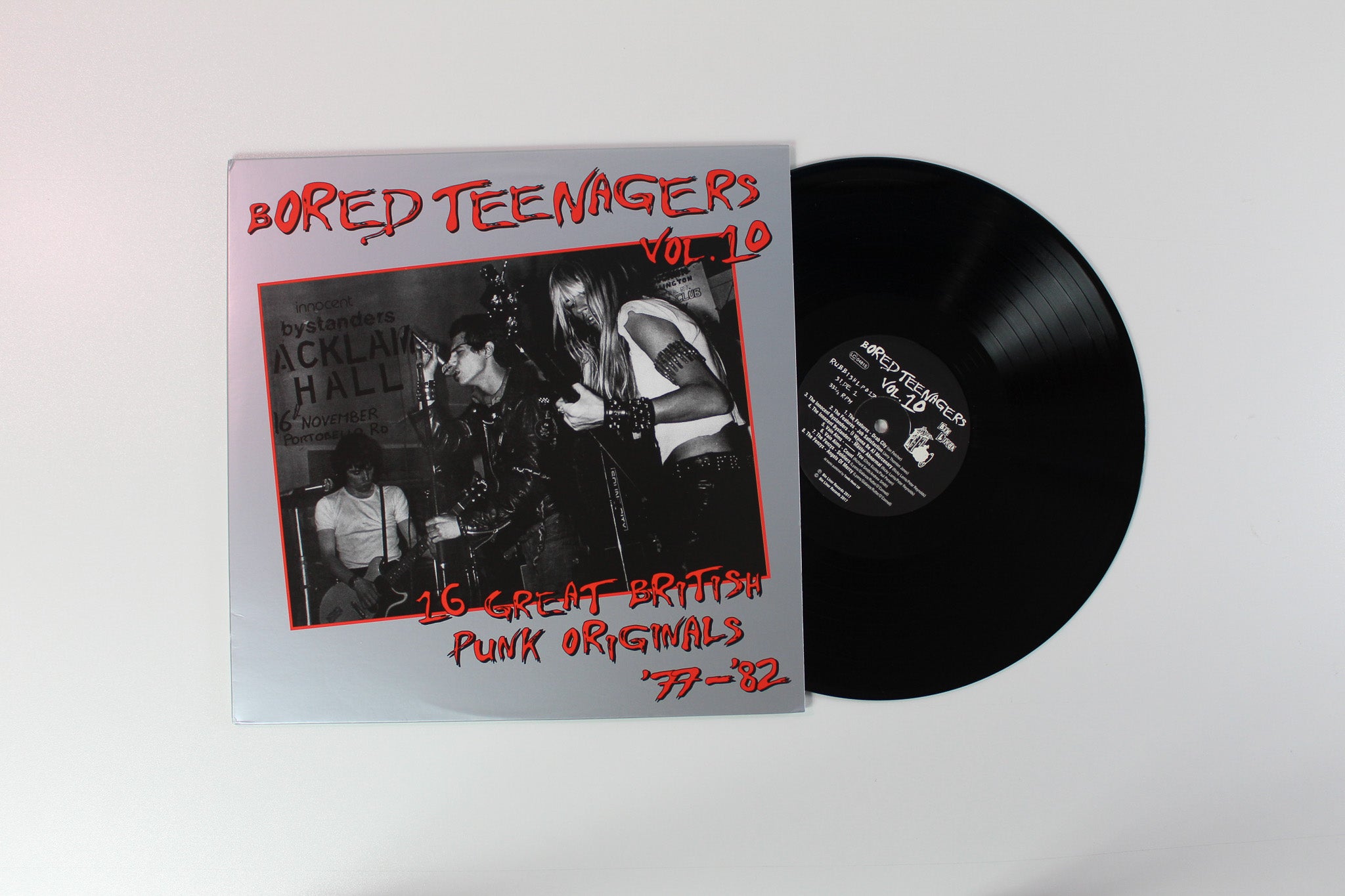 Various - Bored Teenagers Vol.10: 16 Great British Punk Originals '77-'82 on Bin Liner Records