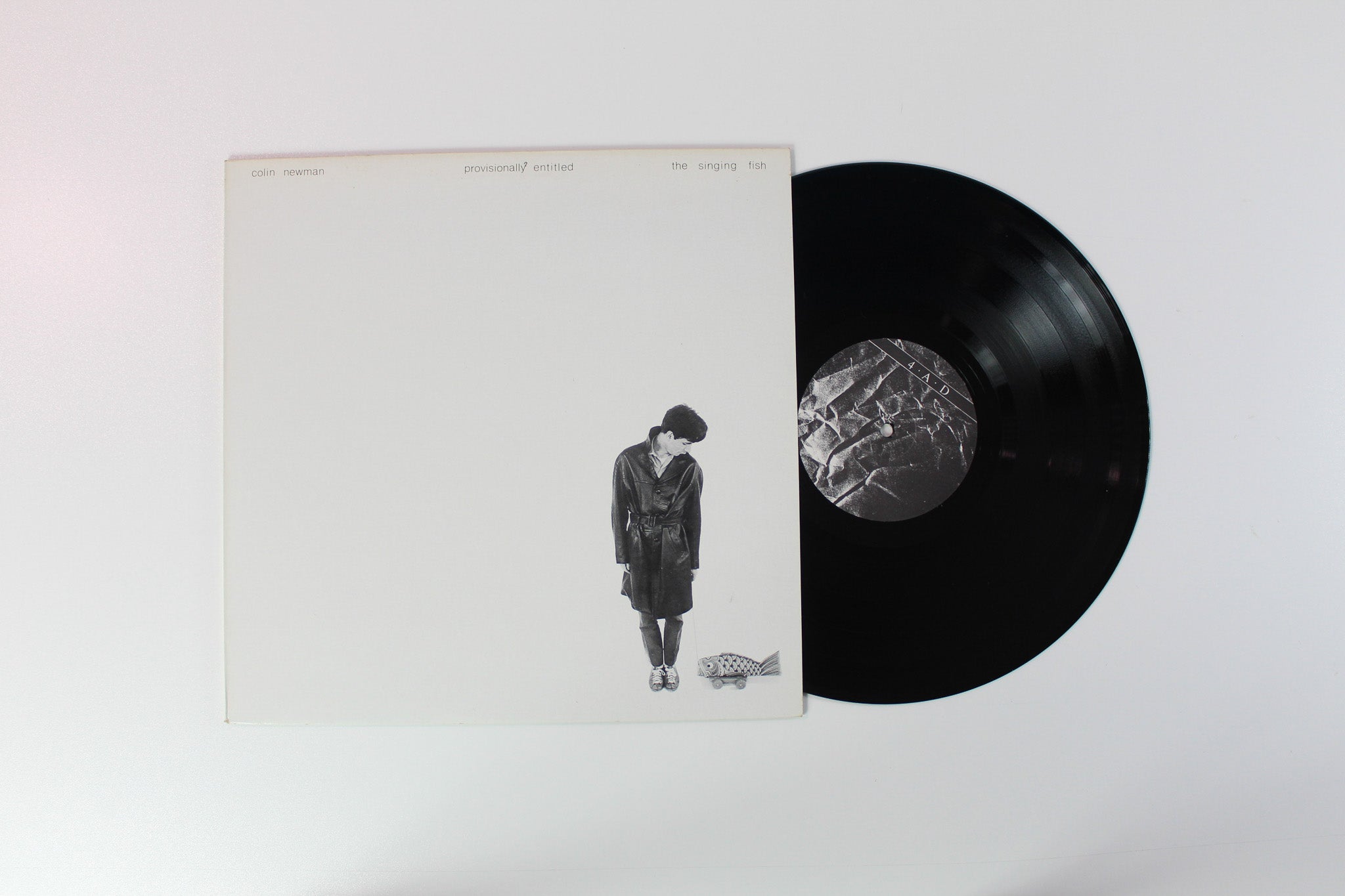 Colin Newman - Provisionally Entitled The Singing Fish on 4AD - UK pressing