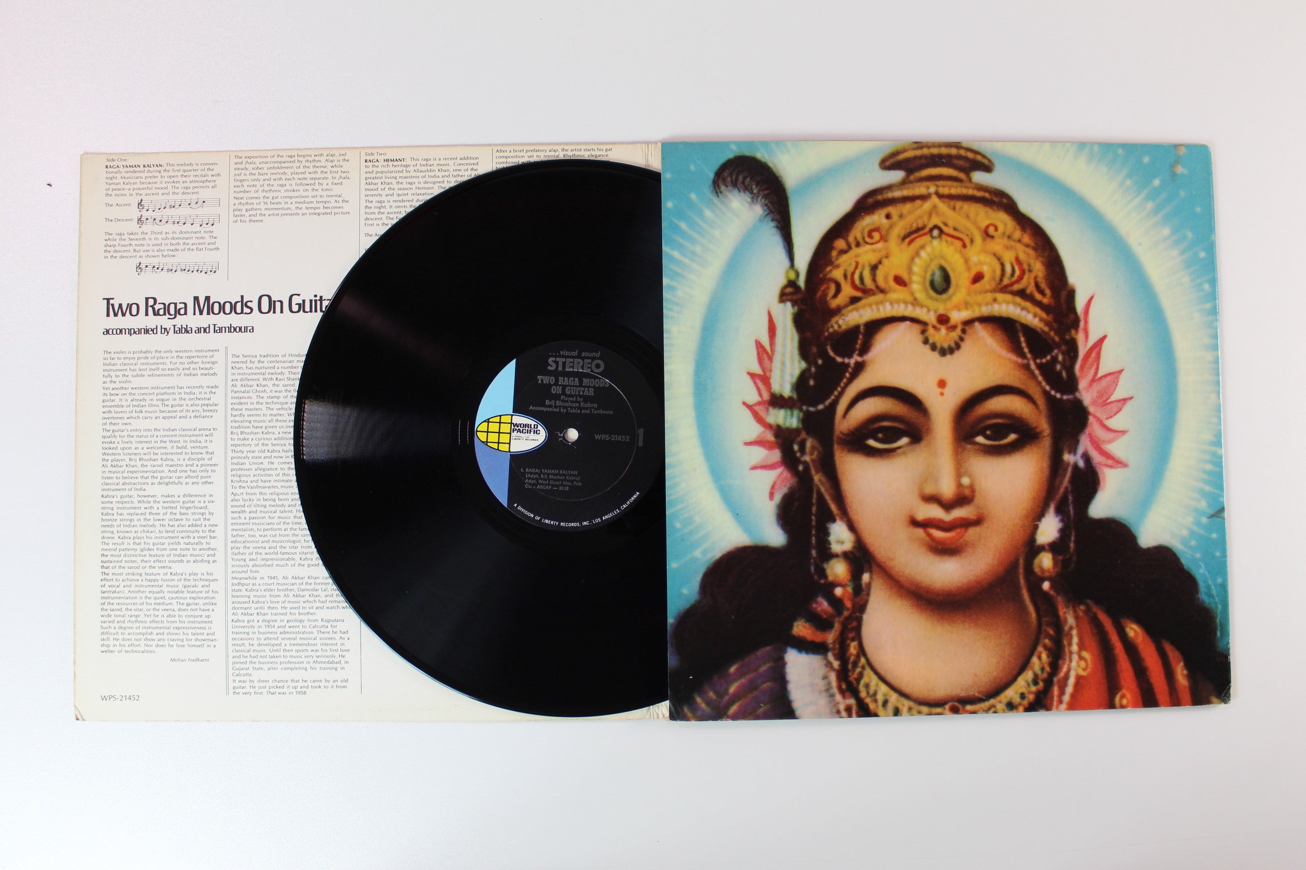 Brij Bhushan Kabra - Two Raga Moods On Guitar on World Pacific Records