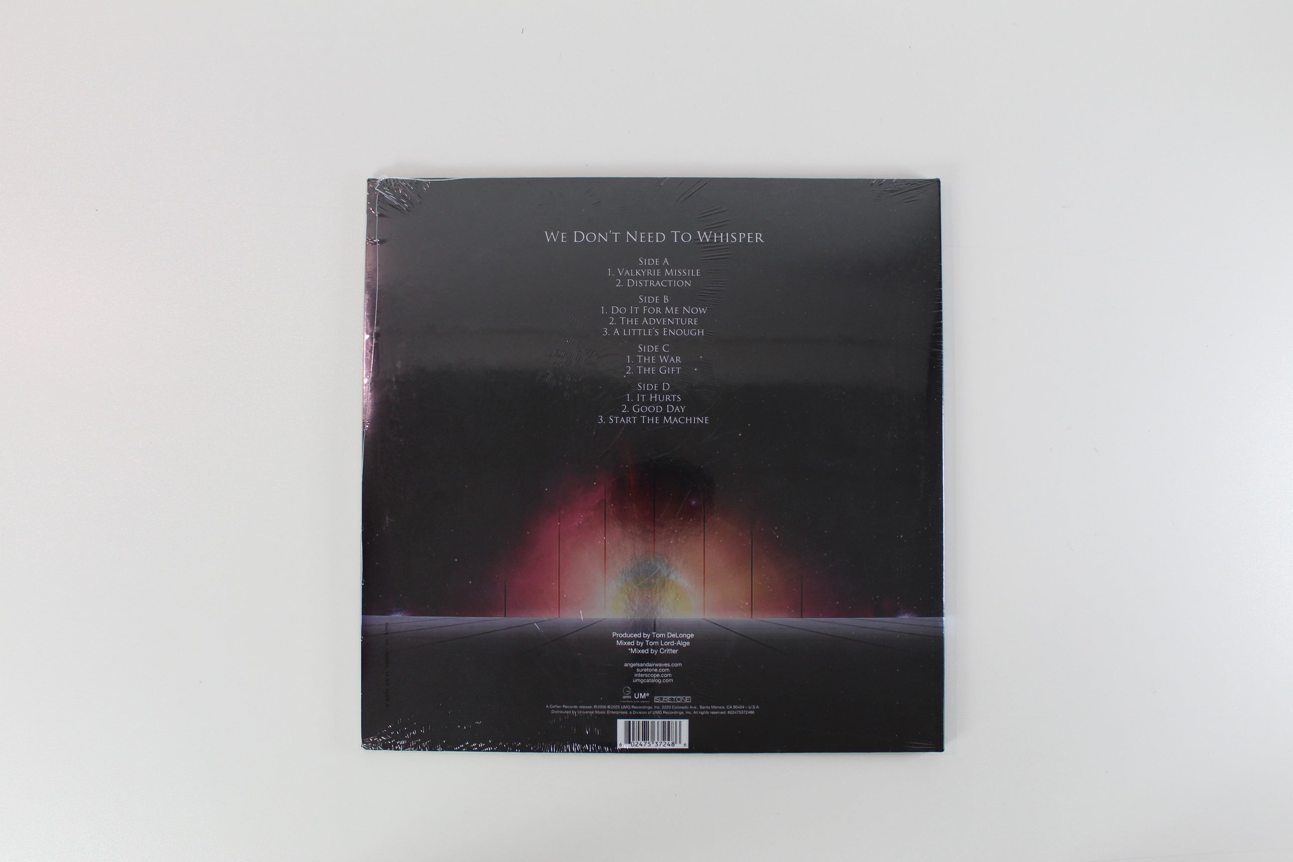 Angels & Airwaves - We Don't Need To Whisper on Geffen 2 X 12" 45 RPM Ltd Purple Galaxy Vinyl Reissue Sealed